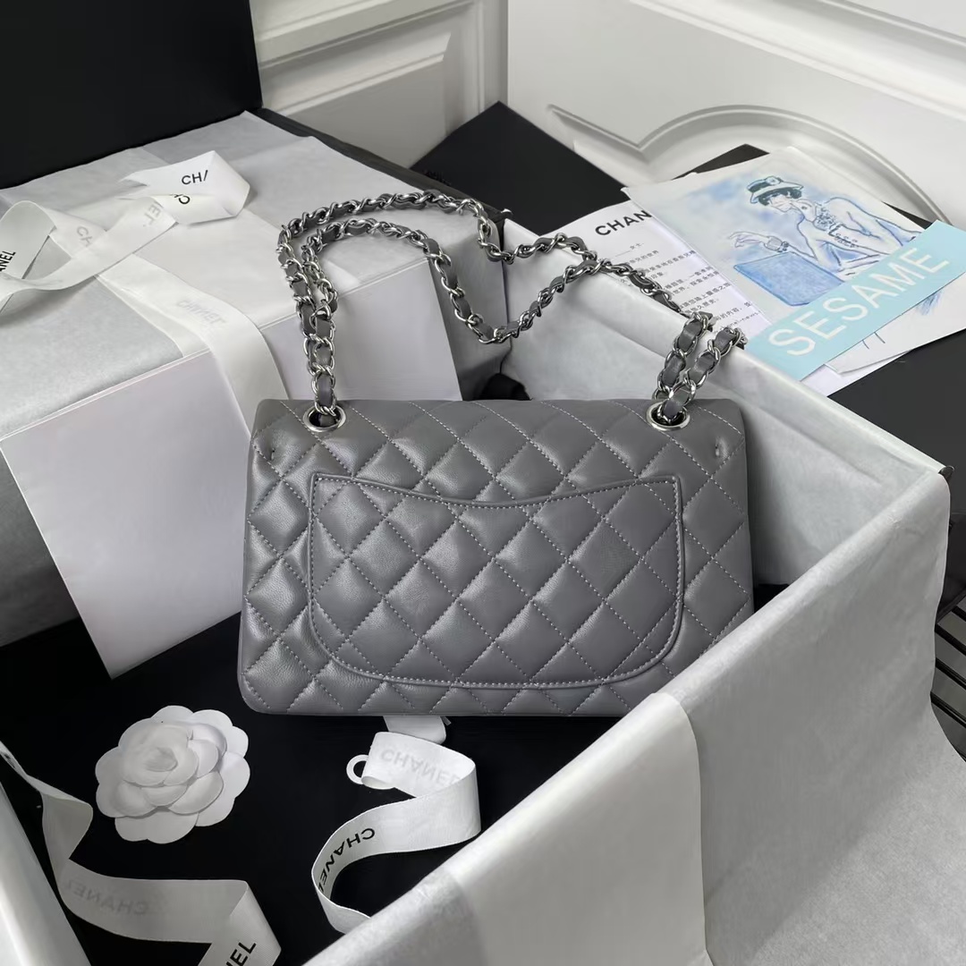 Replicate Chanel Small Classic Handbag Silver Hardware(1:1 replica)
