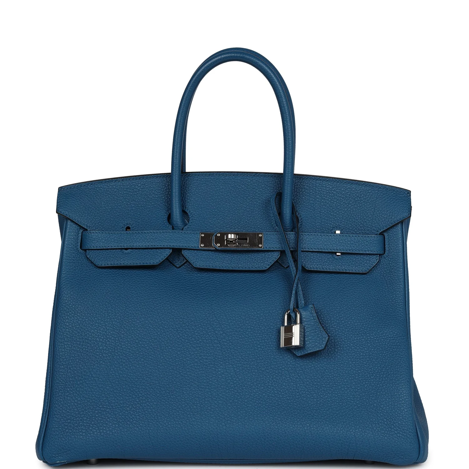 Replicate Hermes Birkin 35 Bleu de Galice Togo Palladium Hardware(1:1 replica)