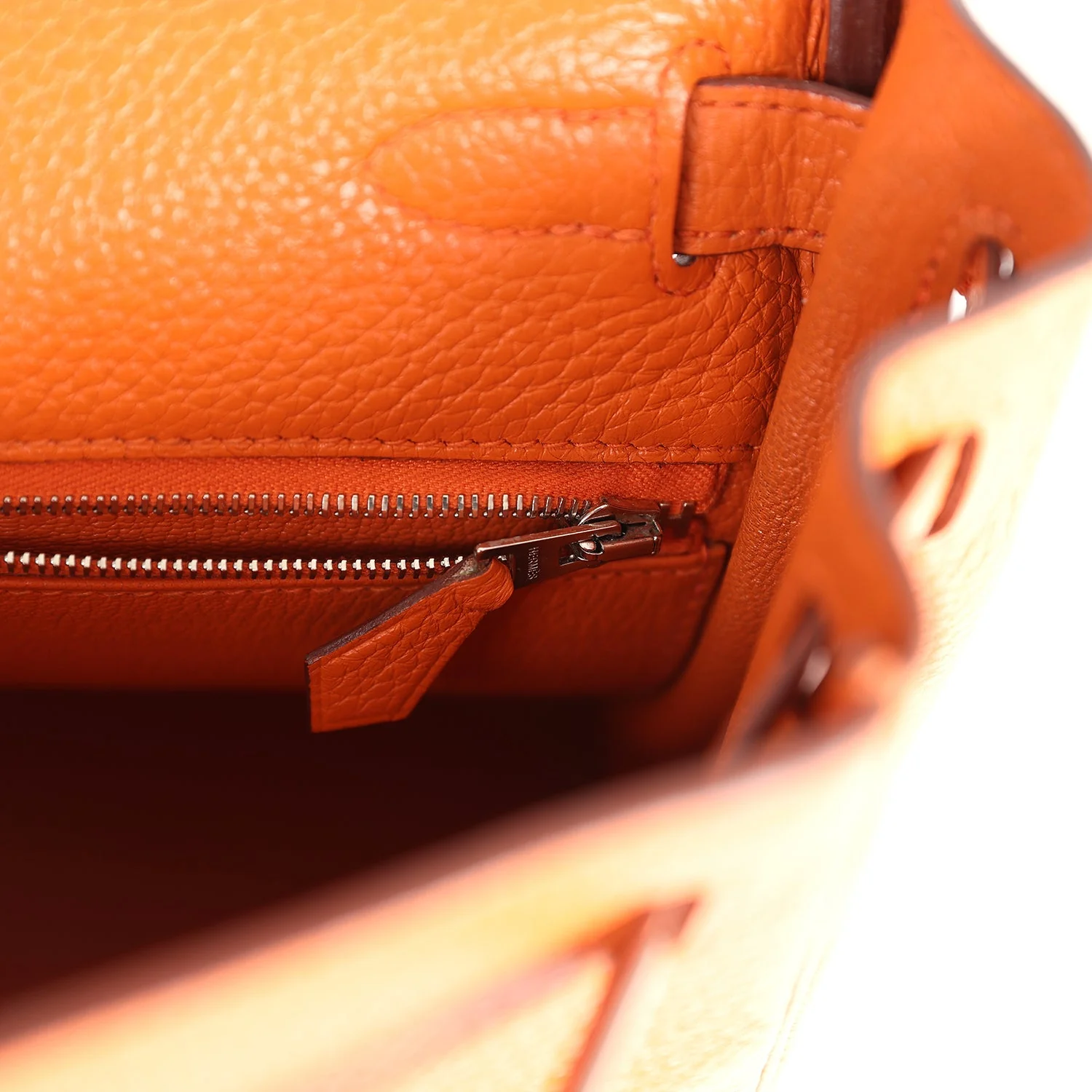 Replicate Hermes Kelly Retourne 28 Orange Togo Palladium Hardware(1:1 replica)