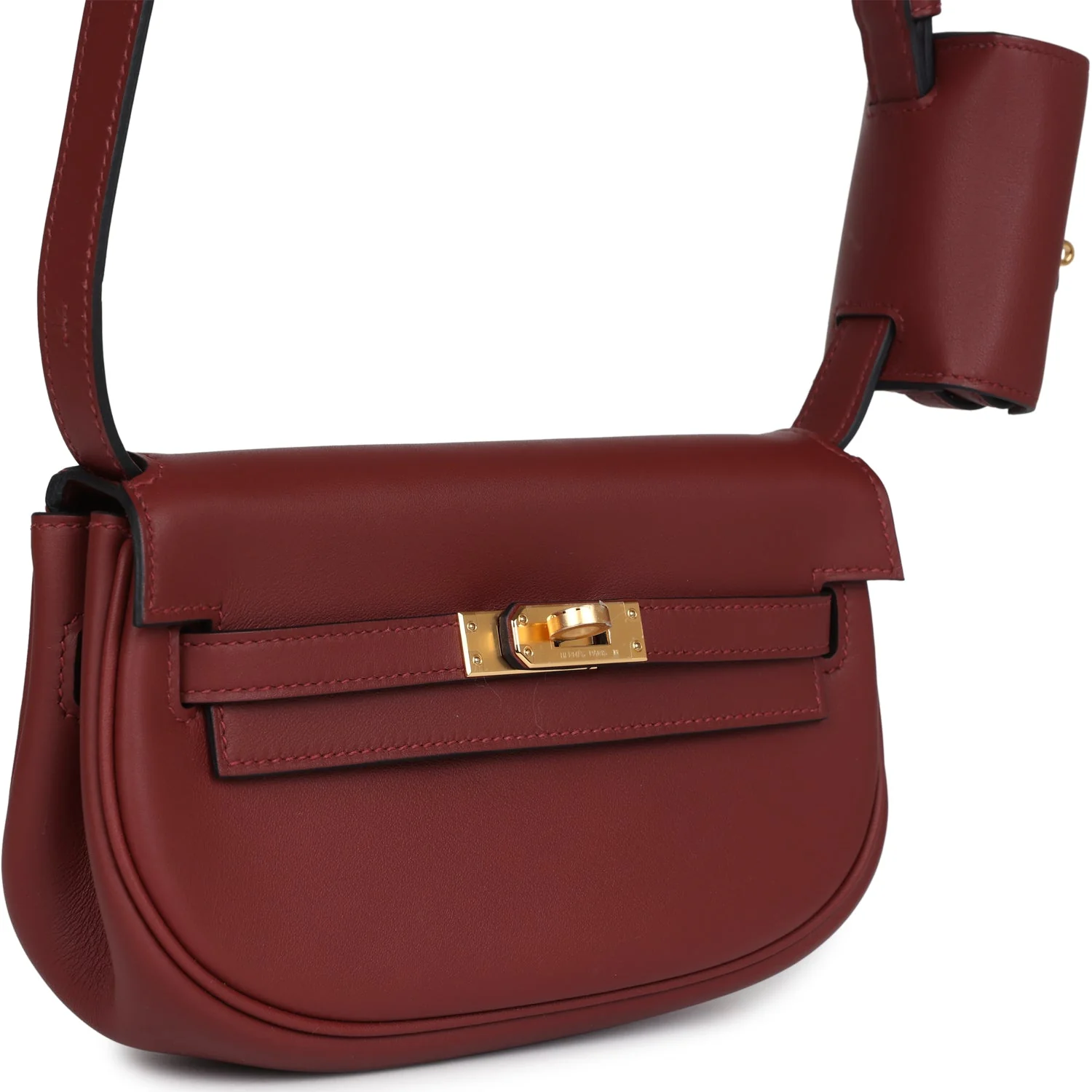 Replicate Hermes Kelly Moove Rouge H Swift Gold Hardware(1:1 replica)