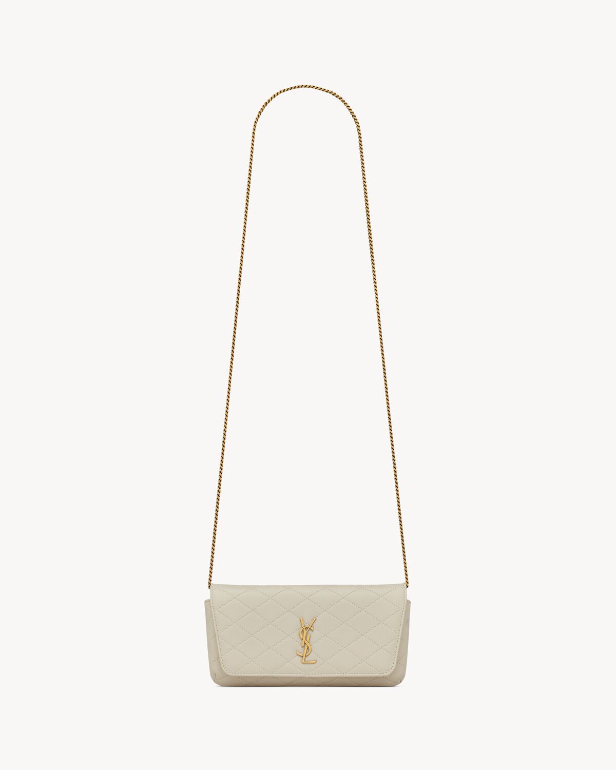 Replicate YSL Gaby Chain Phone Holder in Lambskin(1:1 replica)