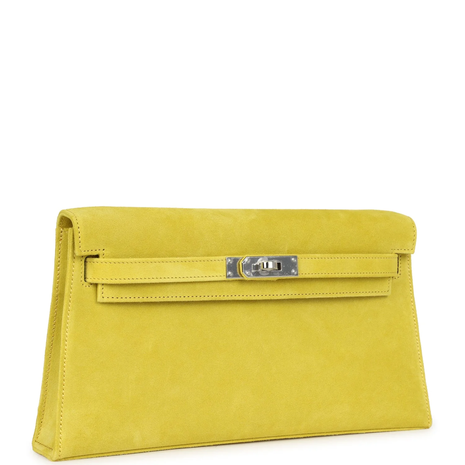 Replicate Hermes Kelly Elan Jaune De Naples Doblis Palladium Hardware(1:1 replica)