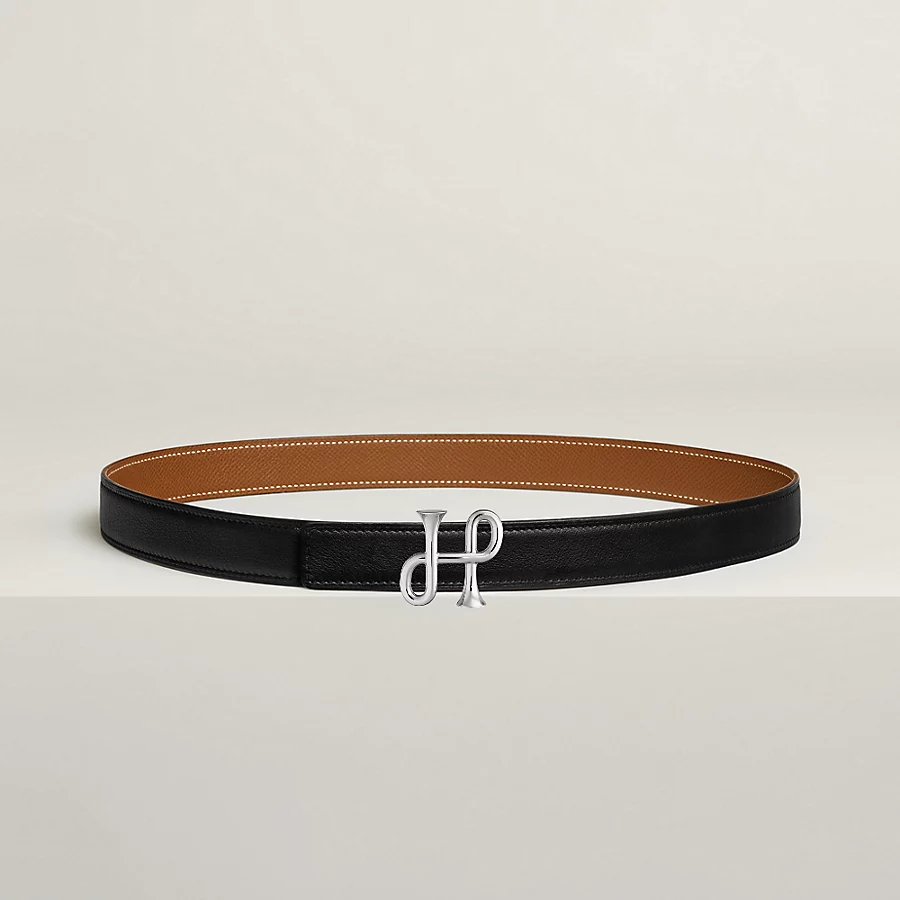 Replicate Cor Baroque belt buckle   Reversible leather strap 24 mm(1:1 replica)