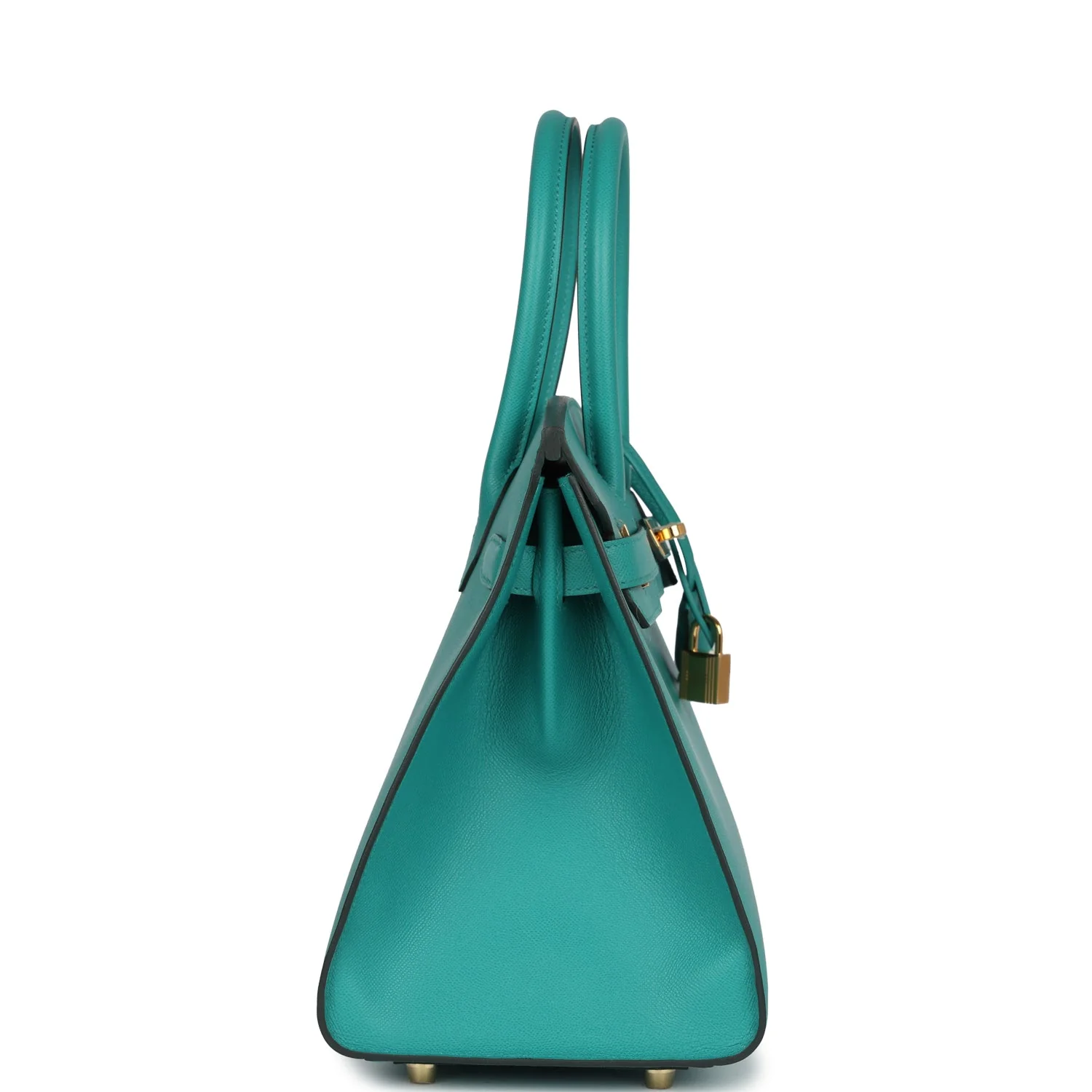 Replicate Hermes Birkin Sellier 30 Vert Verone Madame Gold Hardware(1:1 replica)