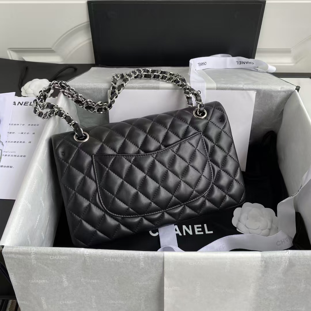 Replicate Chanel Classic 11.12 Handbag Silver Hardware(1:1 replica)
