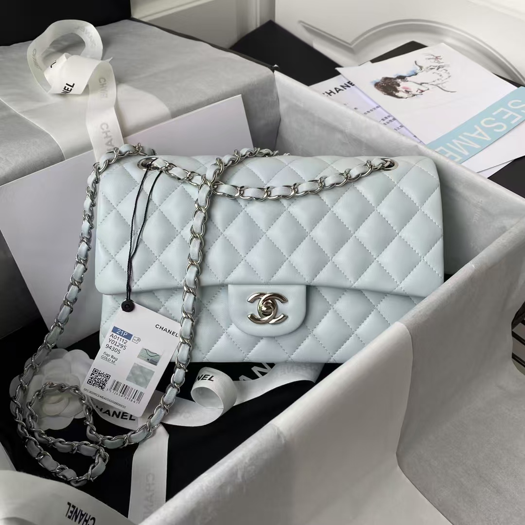Replicate Chanel Classic 11.12 Handbag Silver Hardware(1:1 replica)