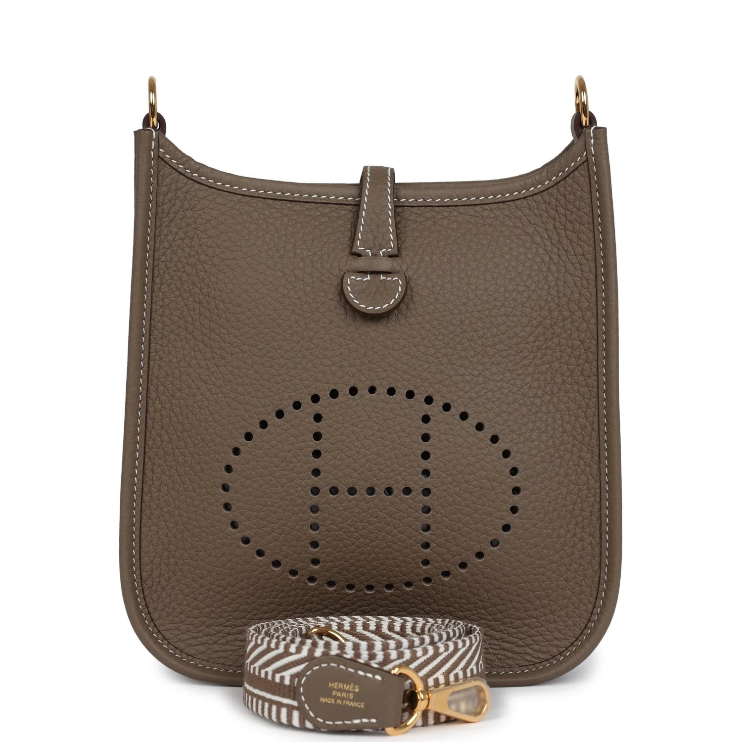 Replicate Hermes Evelyne TPM Etoupe Clemence Gold Hardware(1:1 replica)