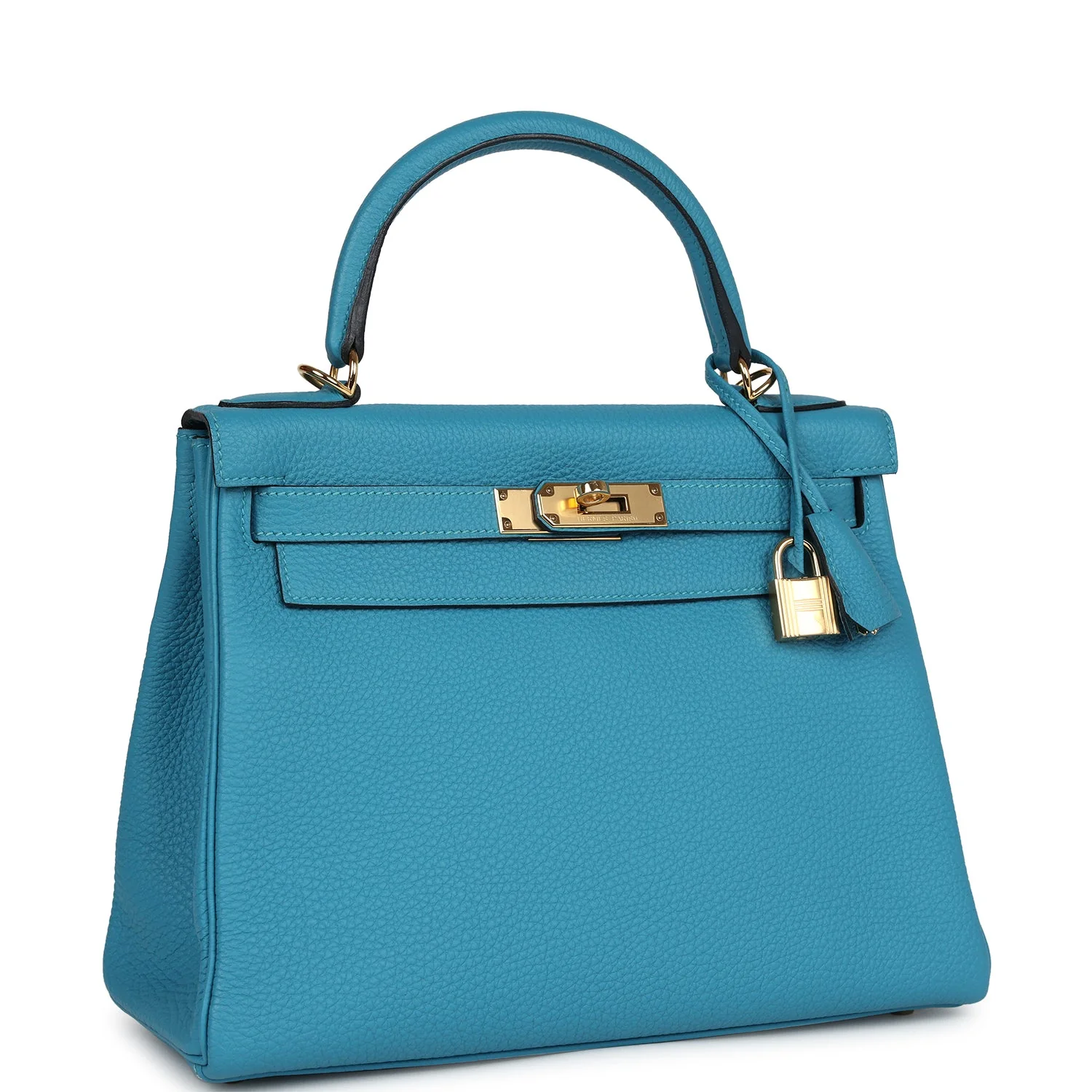 Replicate Hermes Kelly Retourne 28 Turquoise Togo Gold Hardware(1:1 replica)