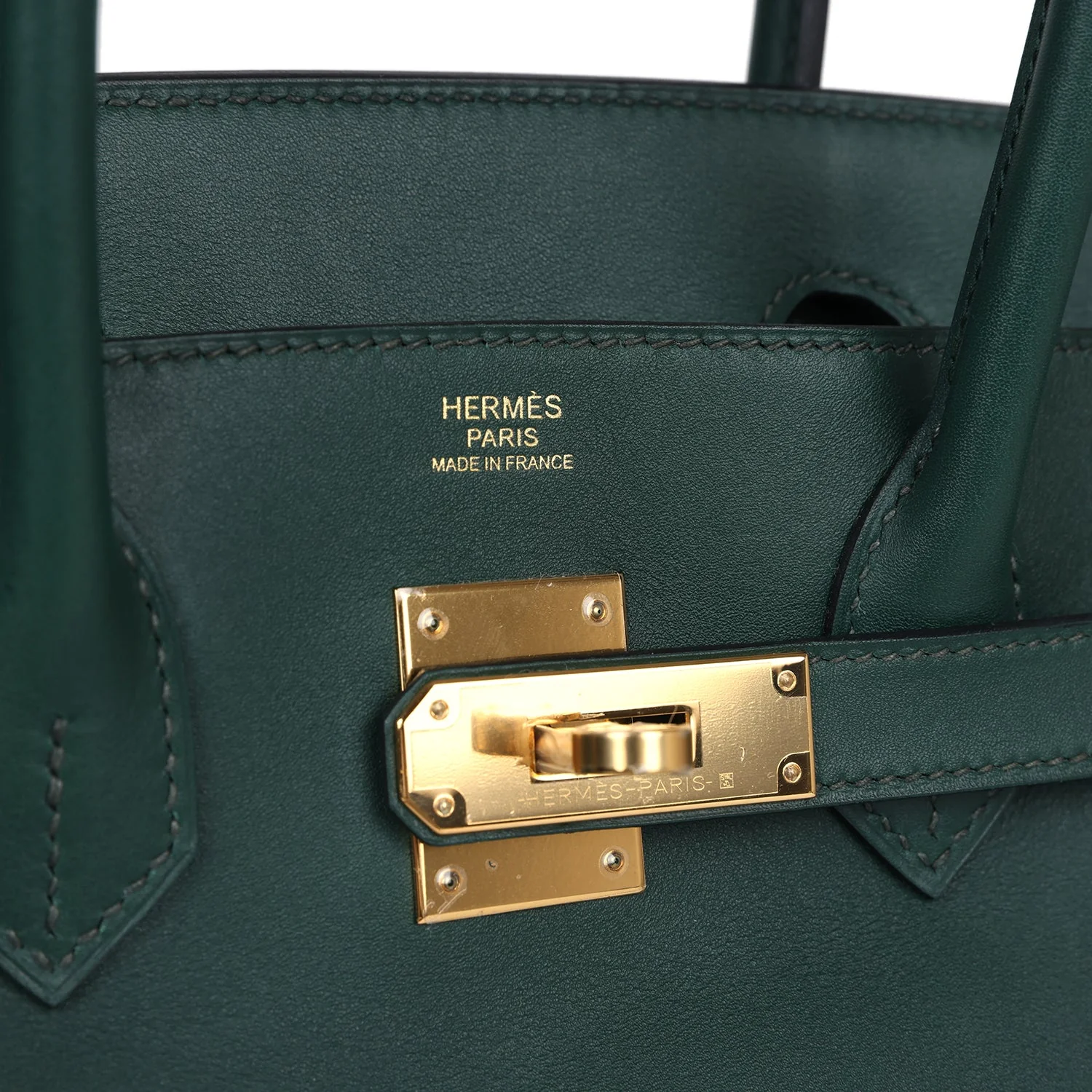 Replicate Hermes Birkin 30 Vert Tropical Jonathan Gold Hardware(1:1 replica)