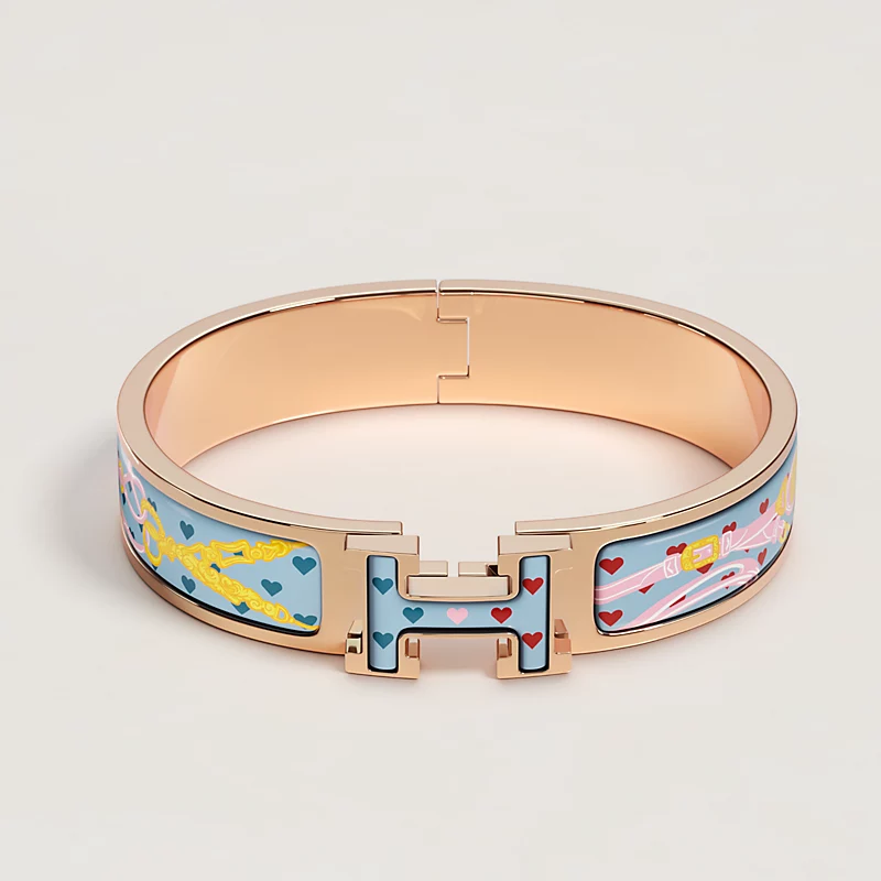 Replicate Clic H Love Heart Gorgeous Bridle Bracelet(1:1 replica)