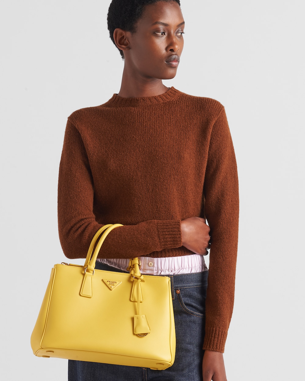 Replicate Large Prada Galleria Leather Bag(1:1 replica)