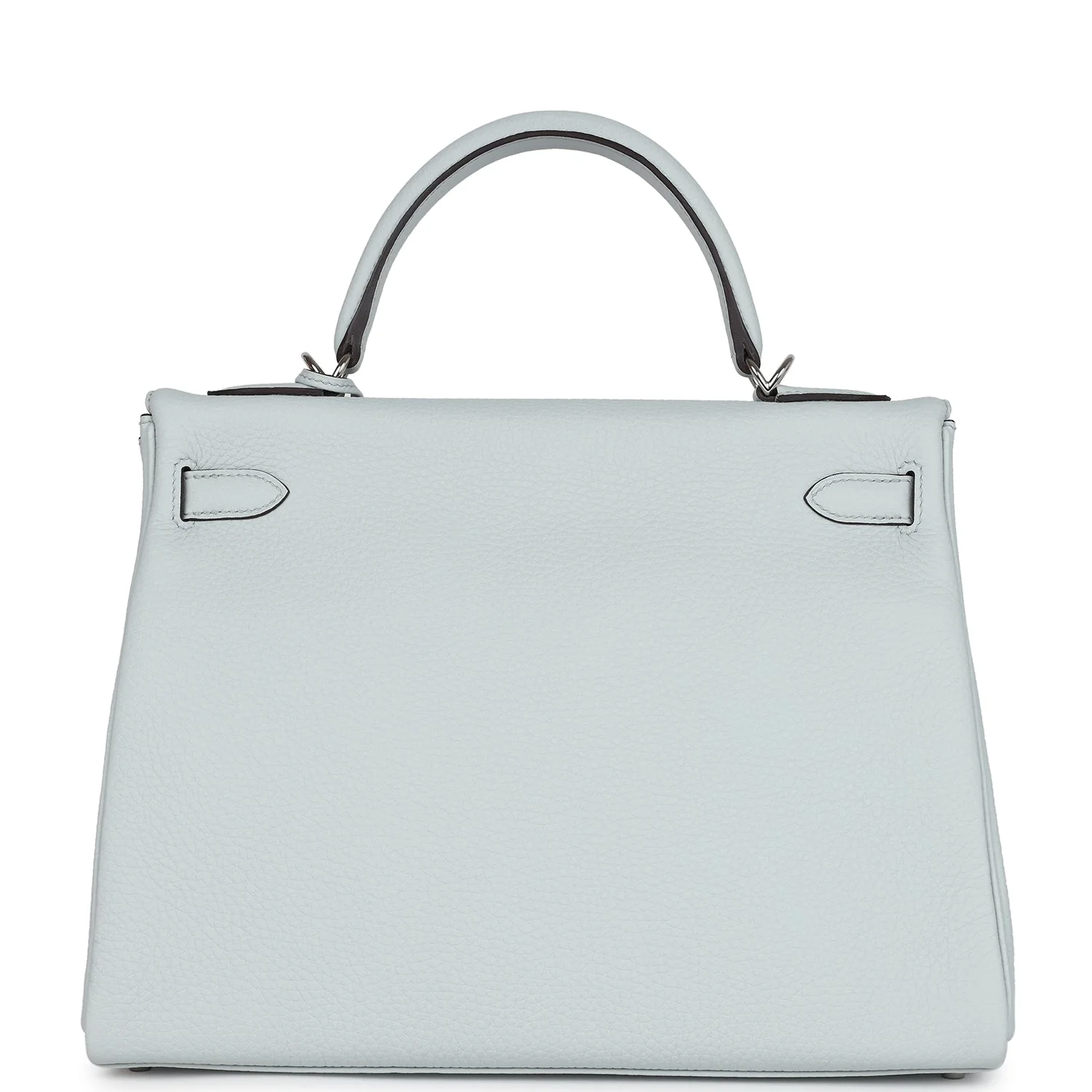Replicate Hermes Kelly Retourne 32 Bleu Pale Clemence Palladium Hardware(1:1 replica)