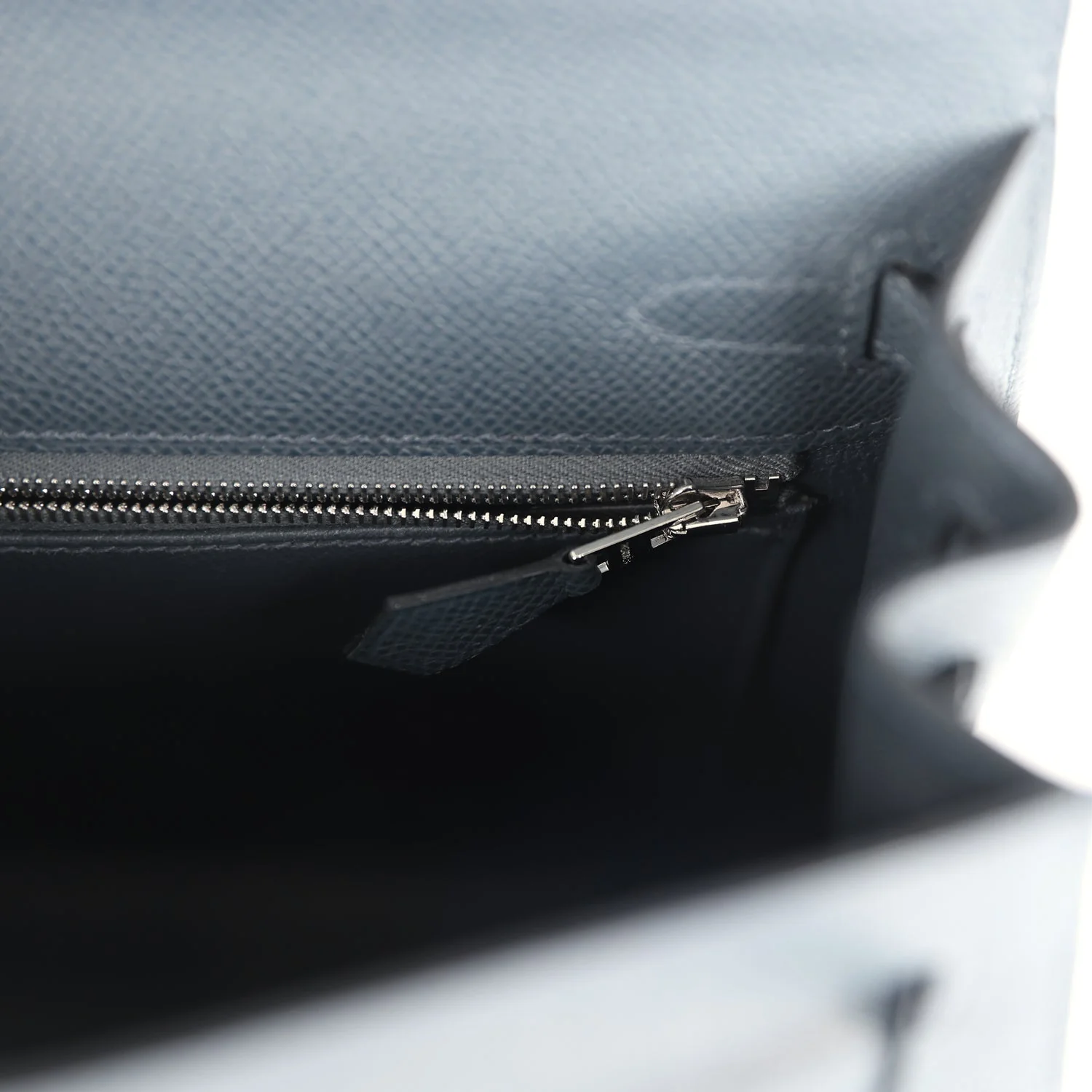 Replicate Hermes Kelly Sellier 25 Gris Misty Epsom Palladium Hardware(1:1 replica)