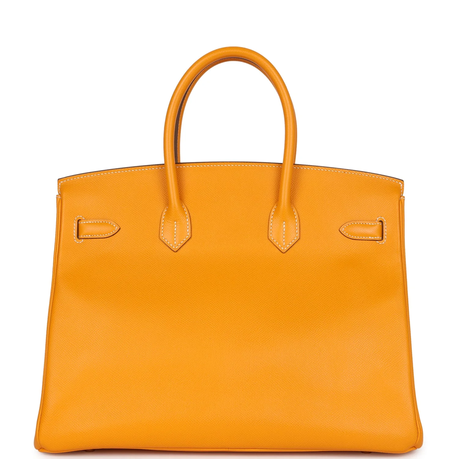 Replicate Hermes Birkin 35 Jaune D'or Candy Epsom Permabrass Hardware(1:1 replica)