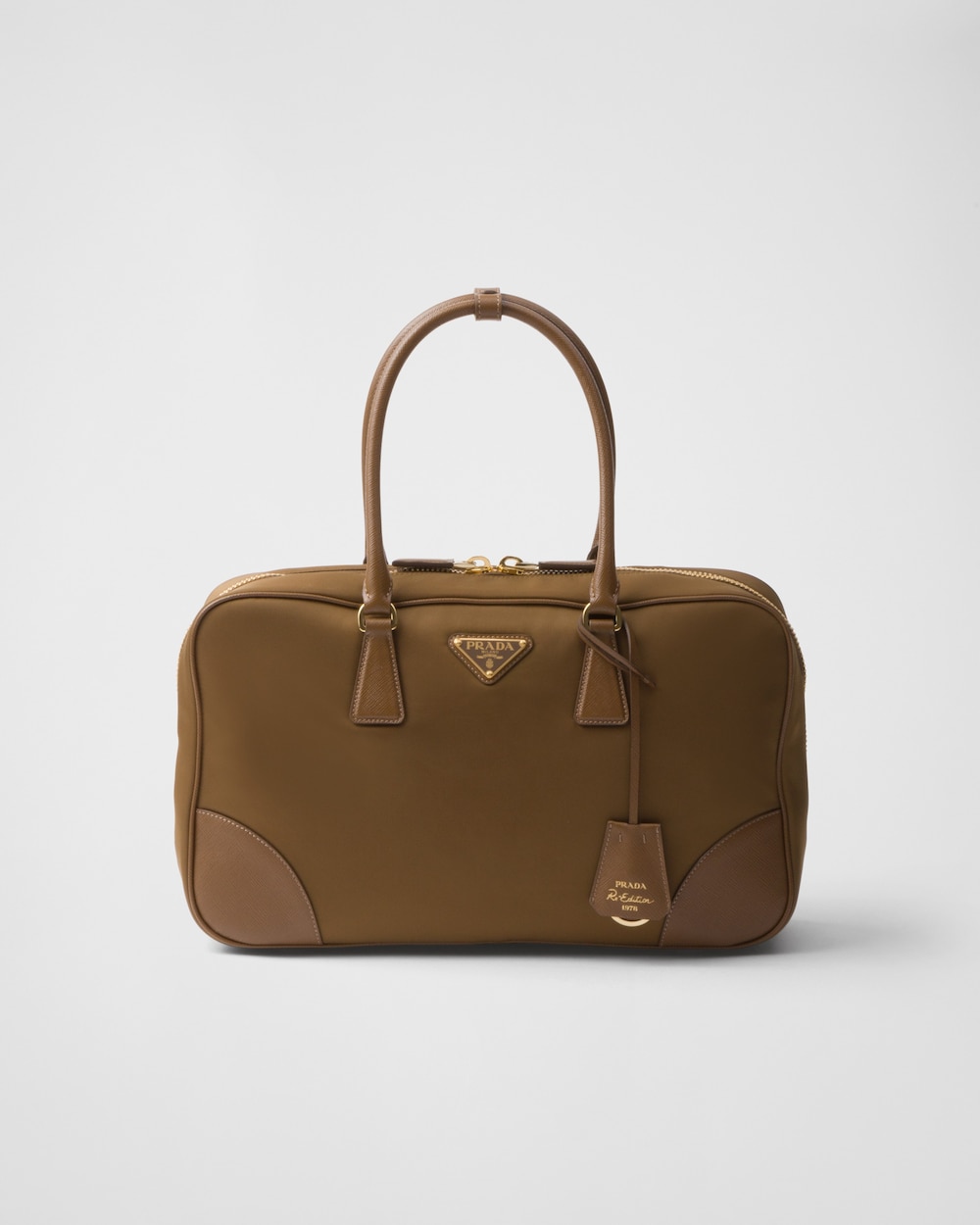 Replicate Prada Re-Edition 1978 Large Re-Nylon and Saffiano Leather Two-Handle Bag(1:1 replica)