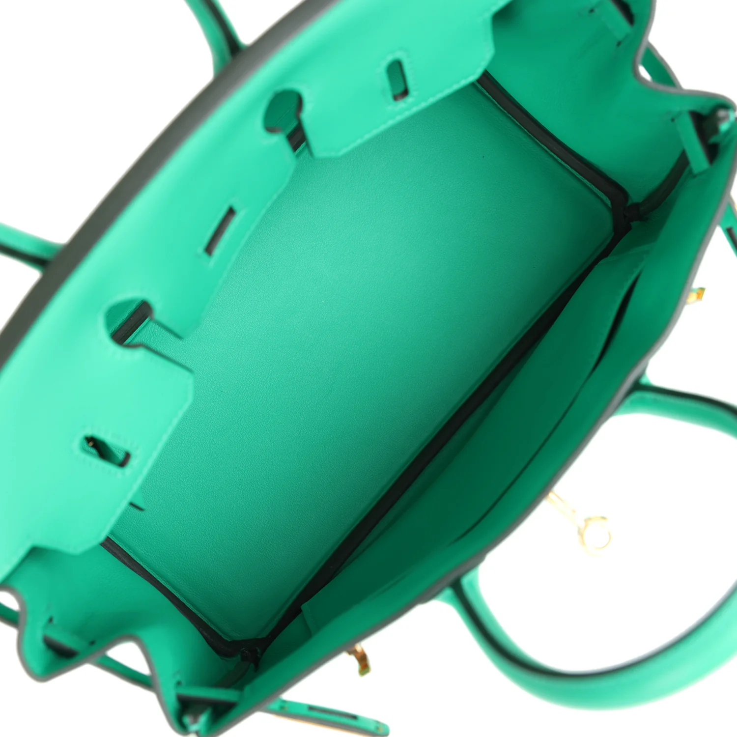 Replicate Hermes Birkin 25 Menthe Swift Gold Hardware(1:1 replica)