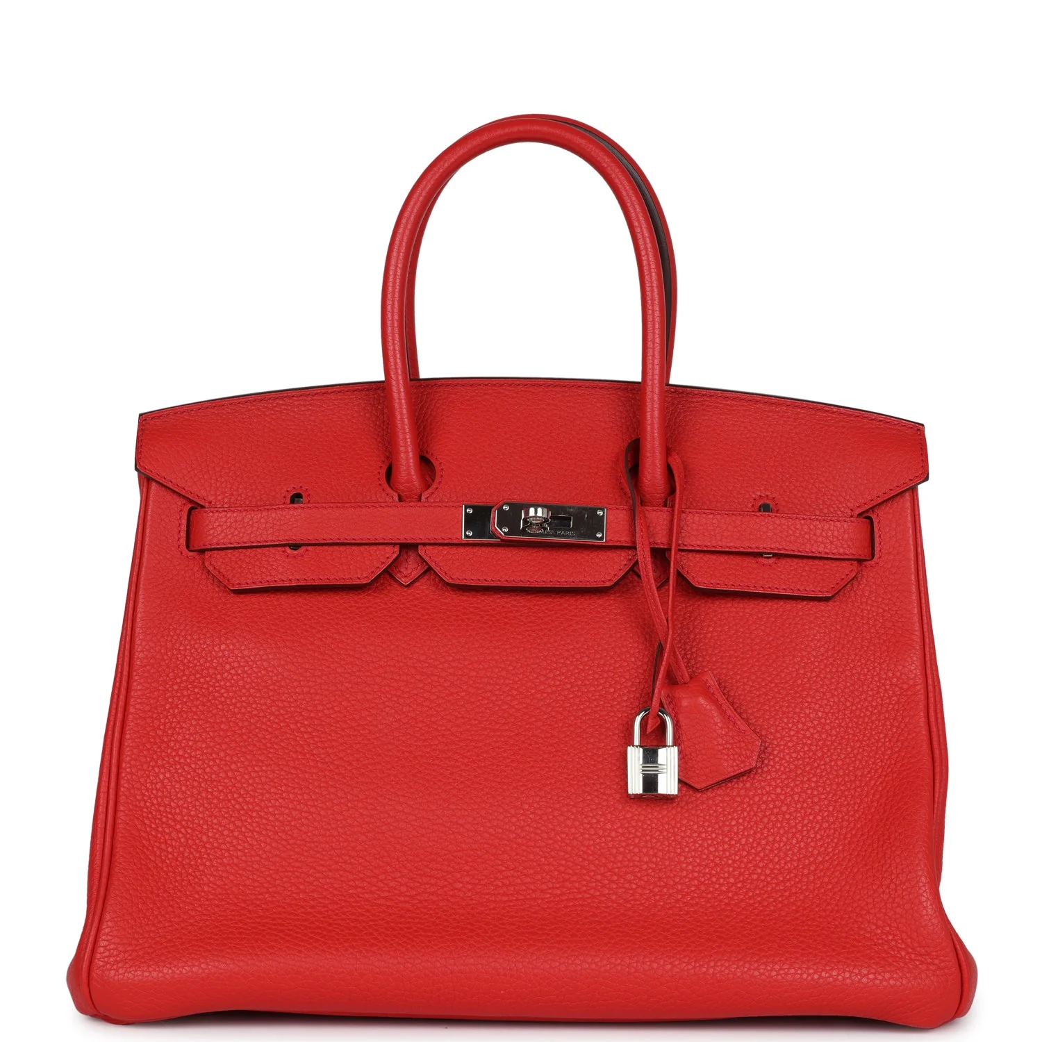 Replicate Hermes Birkin 35 Geranium Togo Palladium Hardware(1:1 replica)