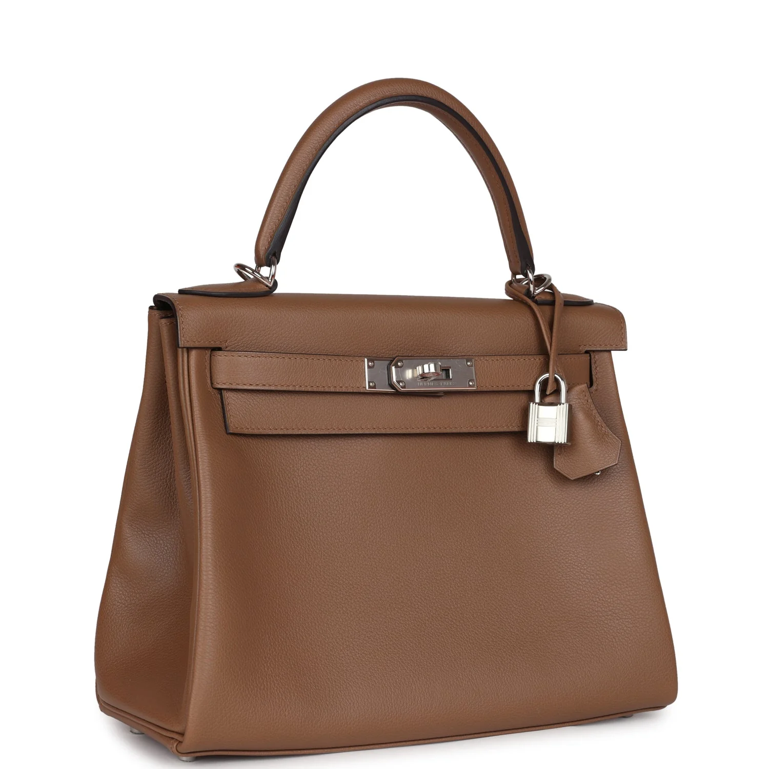 Replicate Hermes Kelly Retourne 28 Alezan Evercolor Palladium Hardware(1:1 replica)