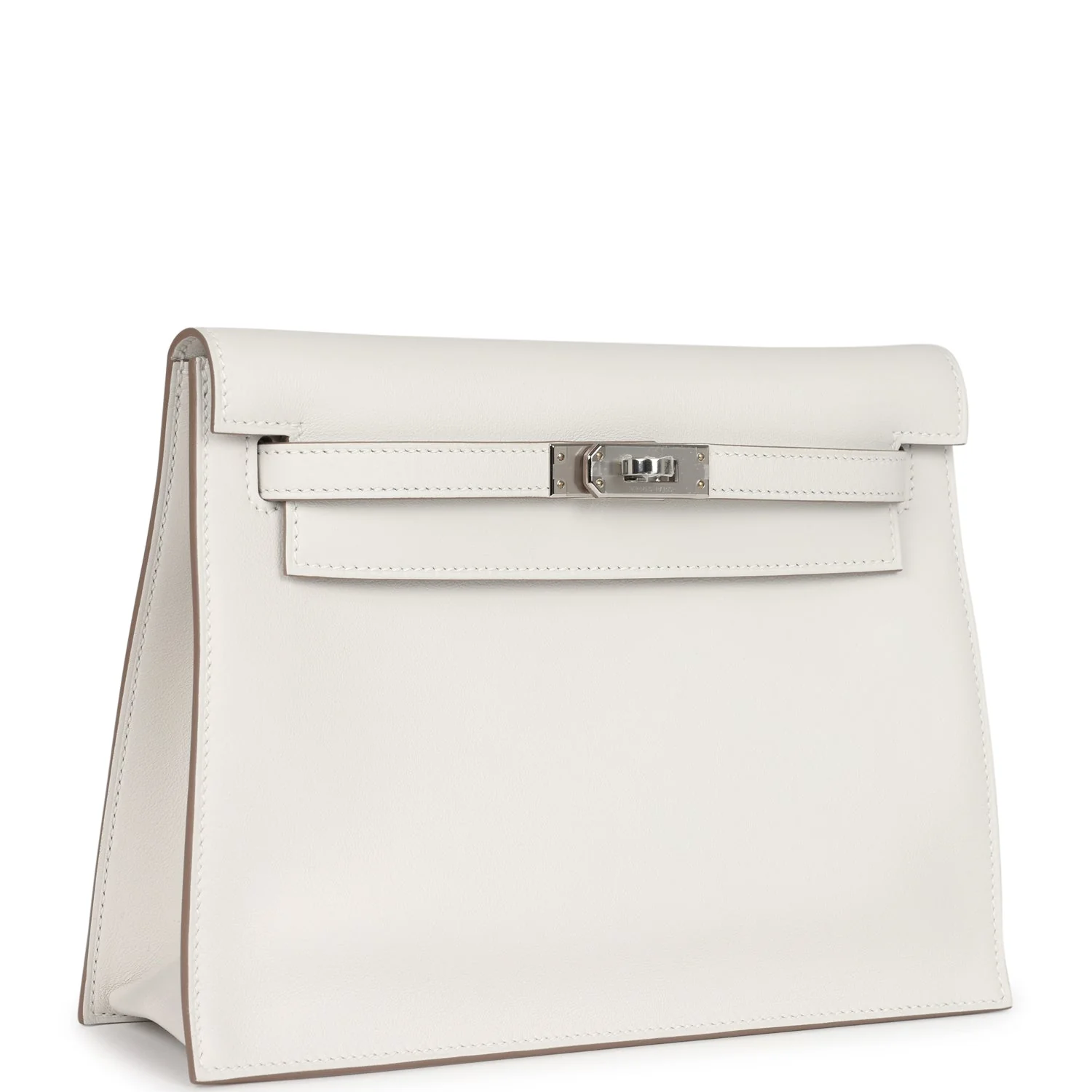 Replicate Hermes Kelly Danse Gris Pale Swift Palladium Hardware(1:1 replica)