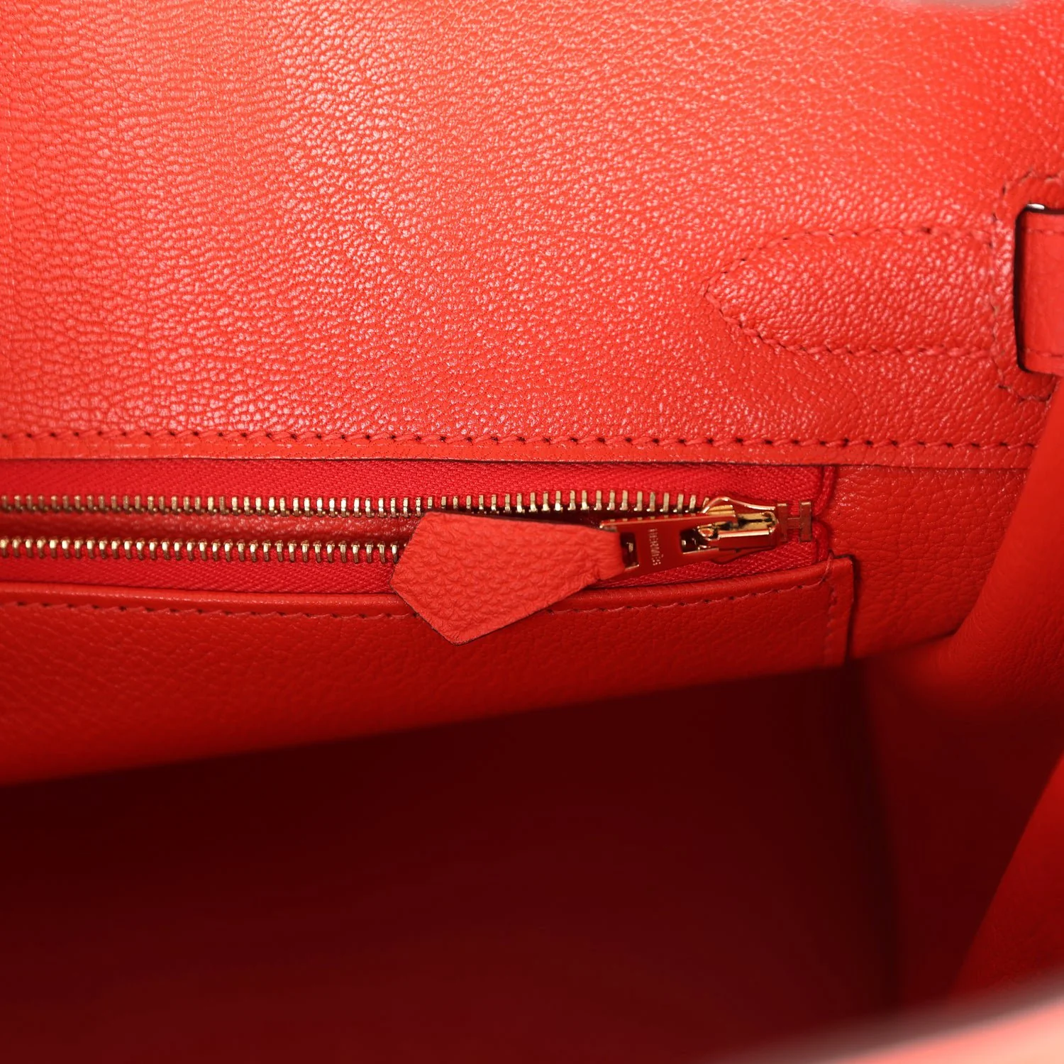 Replicate Hermes Birkin 30 Capucine Togo Gold Hardware(1:1 replica)