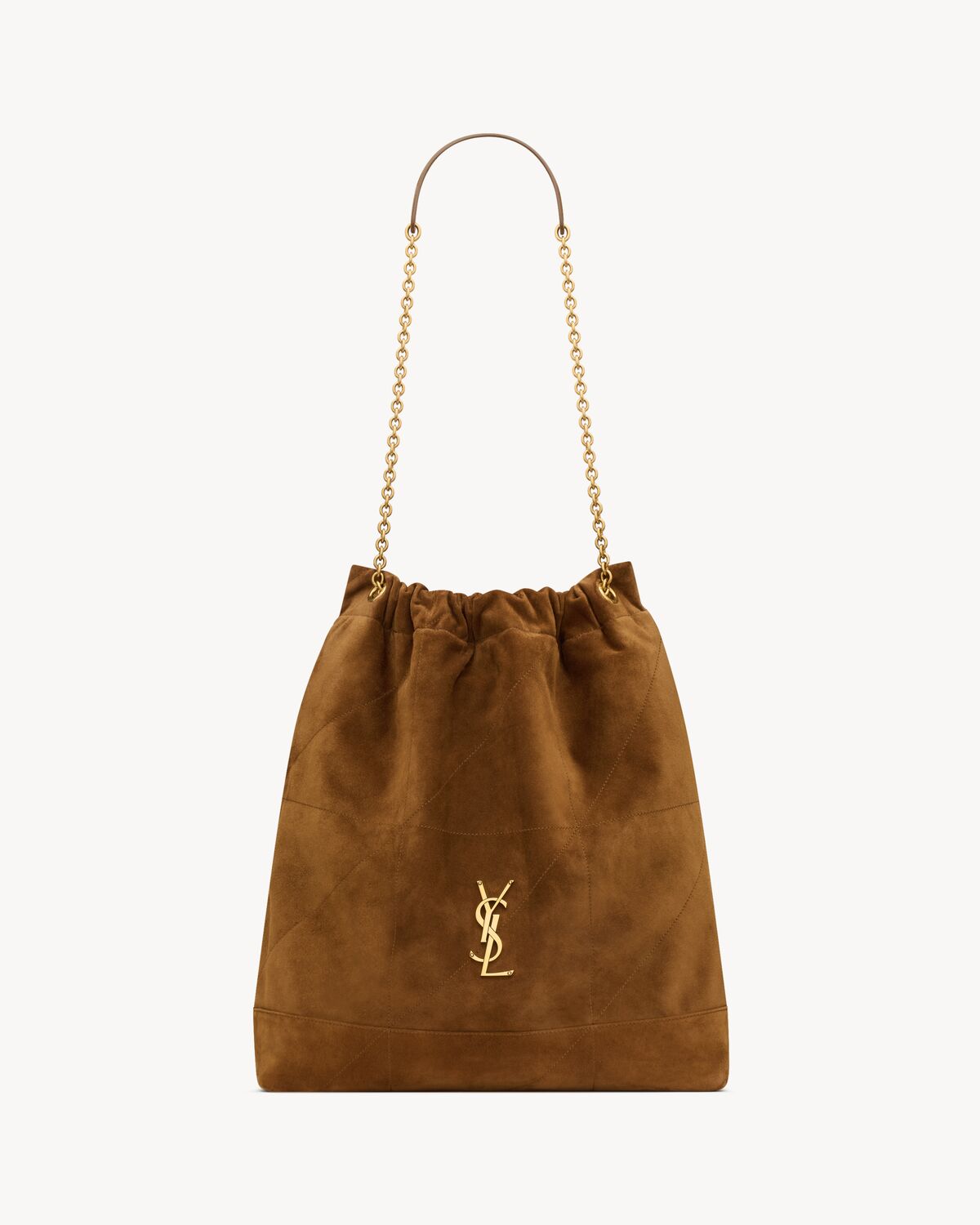 Replicate YSL Jamie Large Pochon In Suede(1:1 replica)