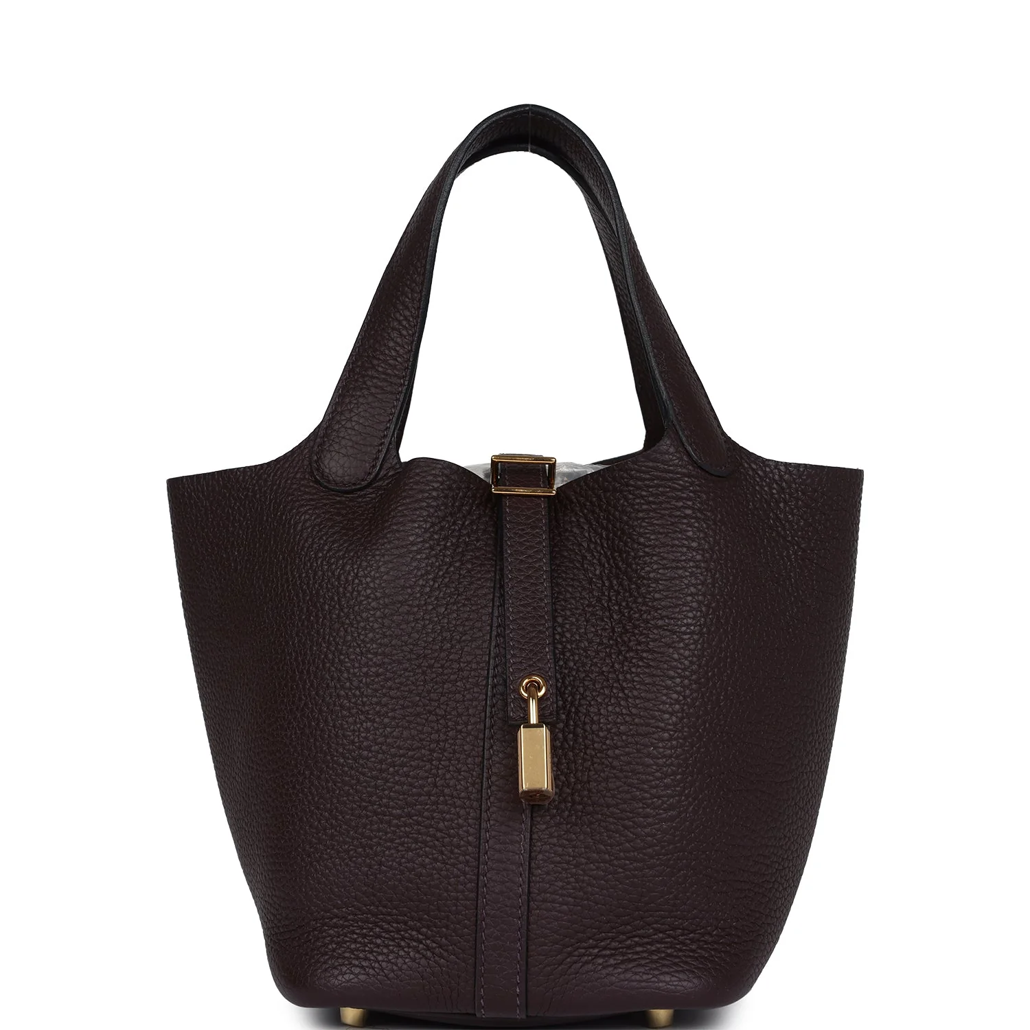 Replicate Hermes Picotin Lock 18 Rouge Sellier Clemence Gold Hardware(1:1 replica)