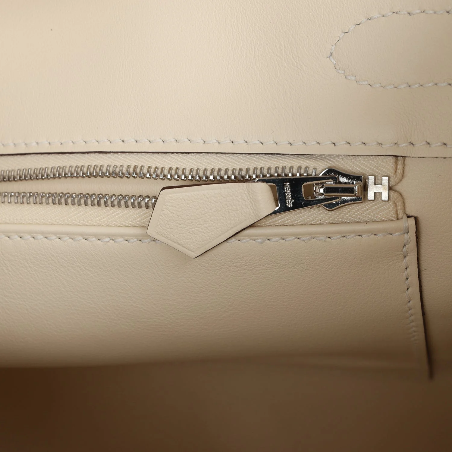 Replicate Hermes Birkin 30 Nata Swift and Jaune Poussin Toile Palladium Hardware(1:1 replica)