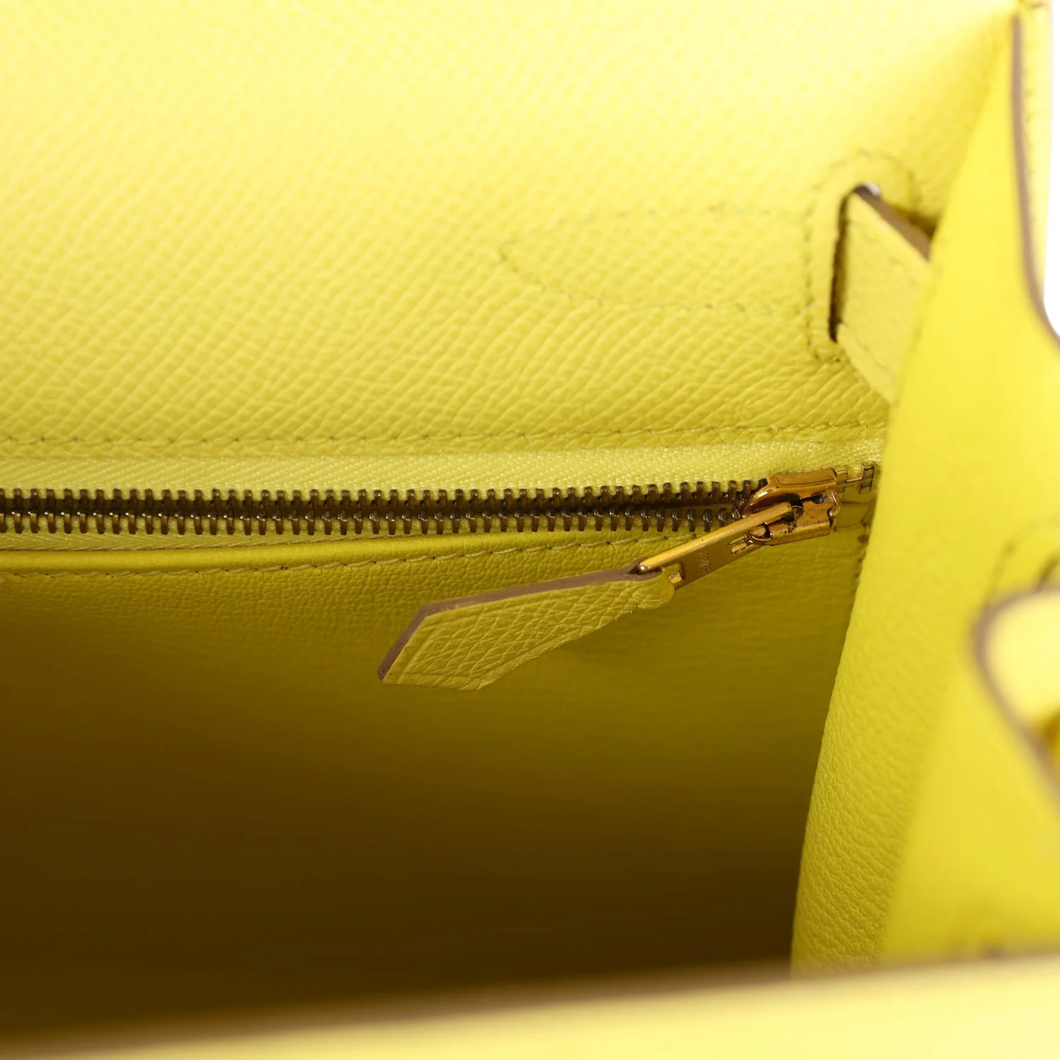 Replicate Hermes Kelly Sellier 28 Soufre Epsom Gold Hardware(1:1 replica)