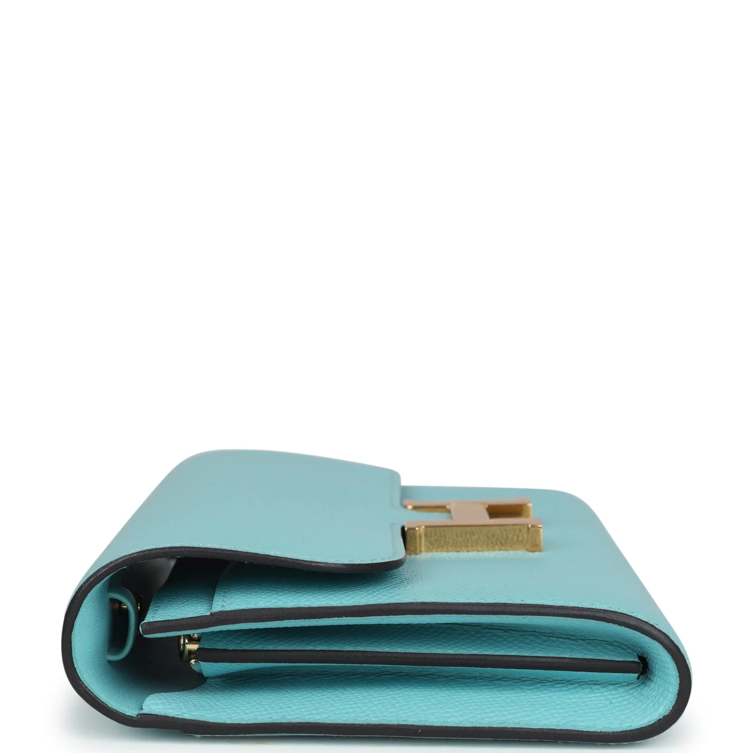 Replicate Hermes Constance Wallet To Go Bleu Atoll Epsom Gold Hardware(1:1 replica)