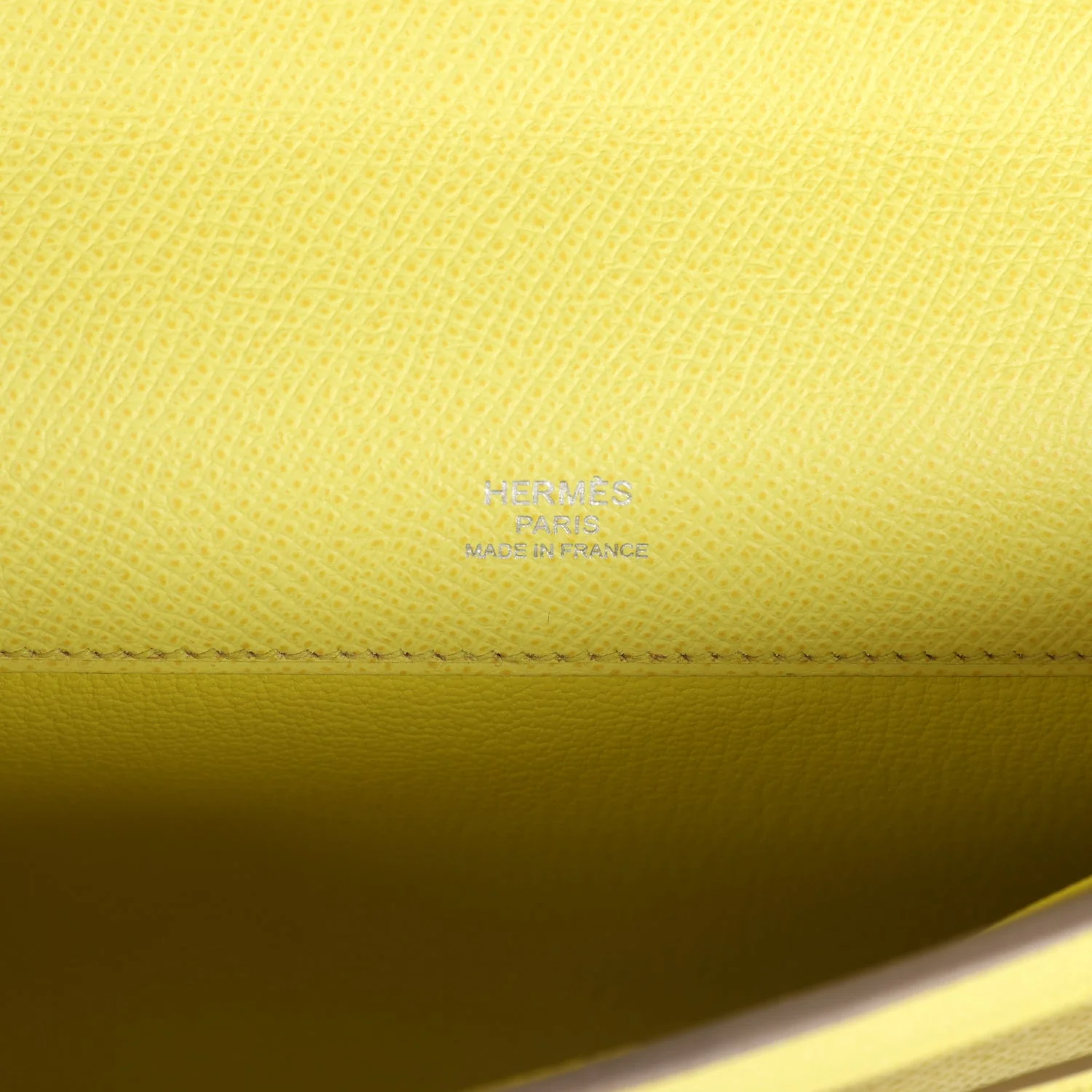 Replicate Hermes Kelly Cut Soufre Epsom Palladium Hardware(1:1 replica)