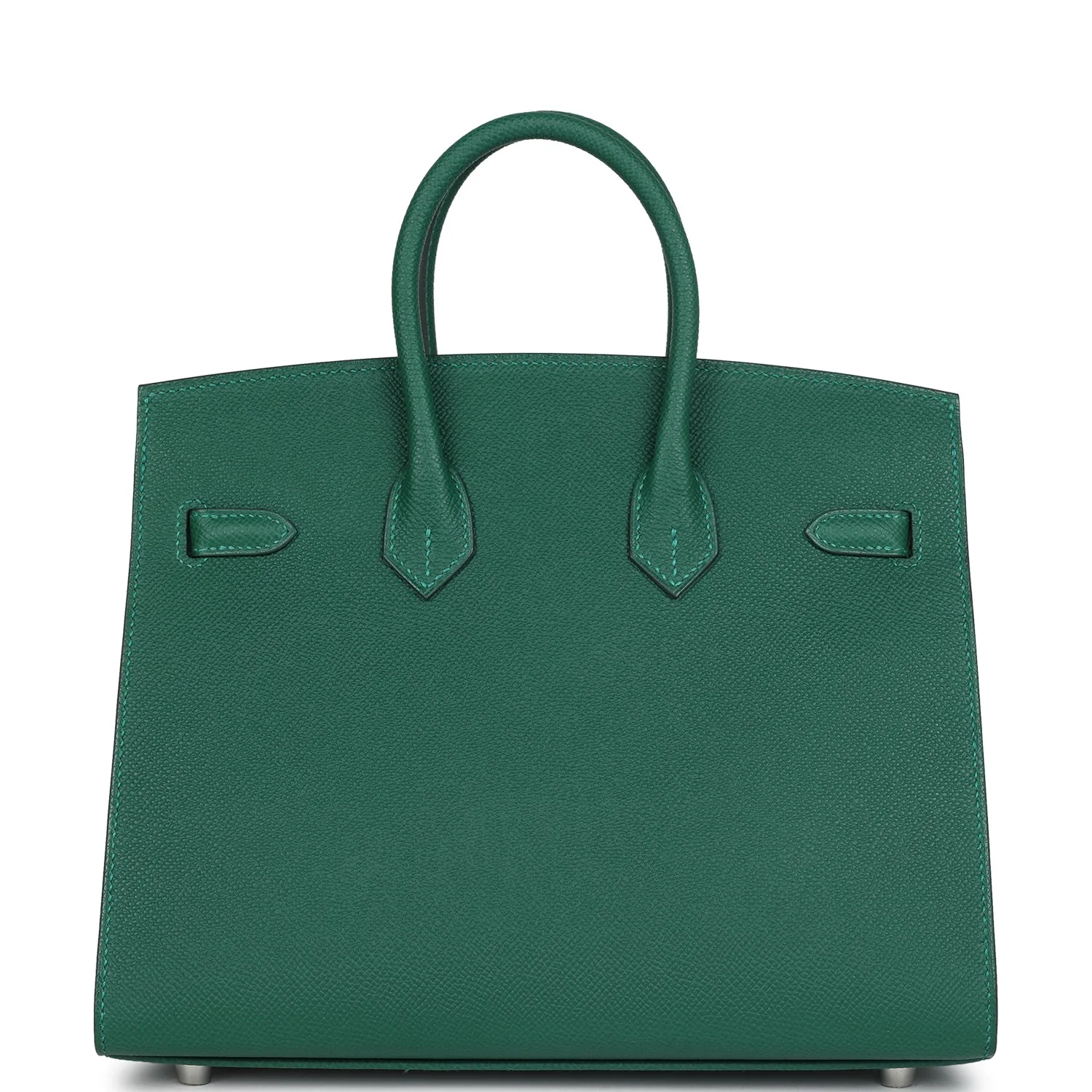 Replicate Hermes Birkin Sellier 25 Vert Moyen Epsom Electrum Hardware(1:1 replica)