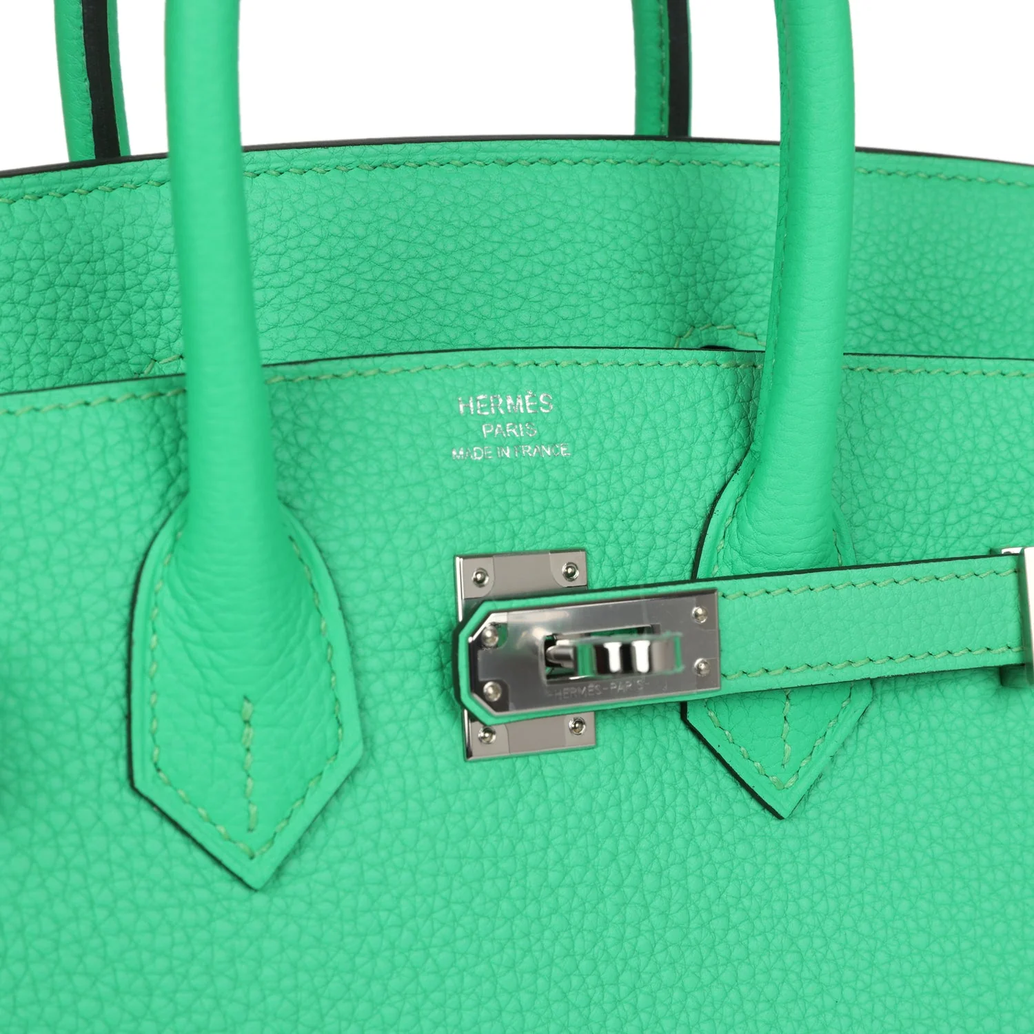 Replicate Hermes Birkin 25 Vert Comics Togo Palladium Hardware(1:1 replica)