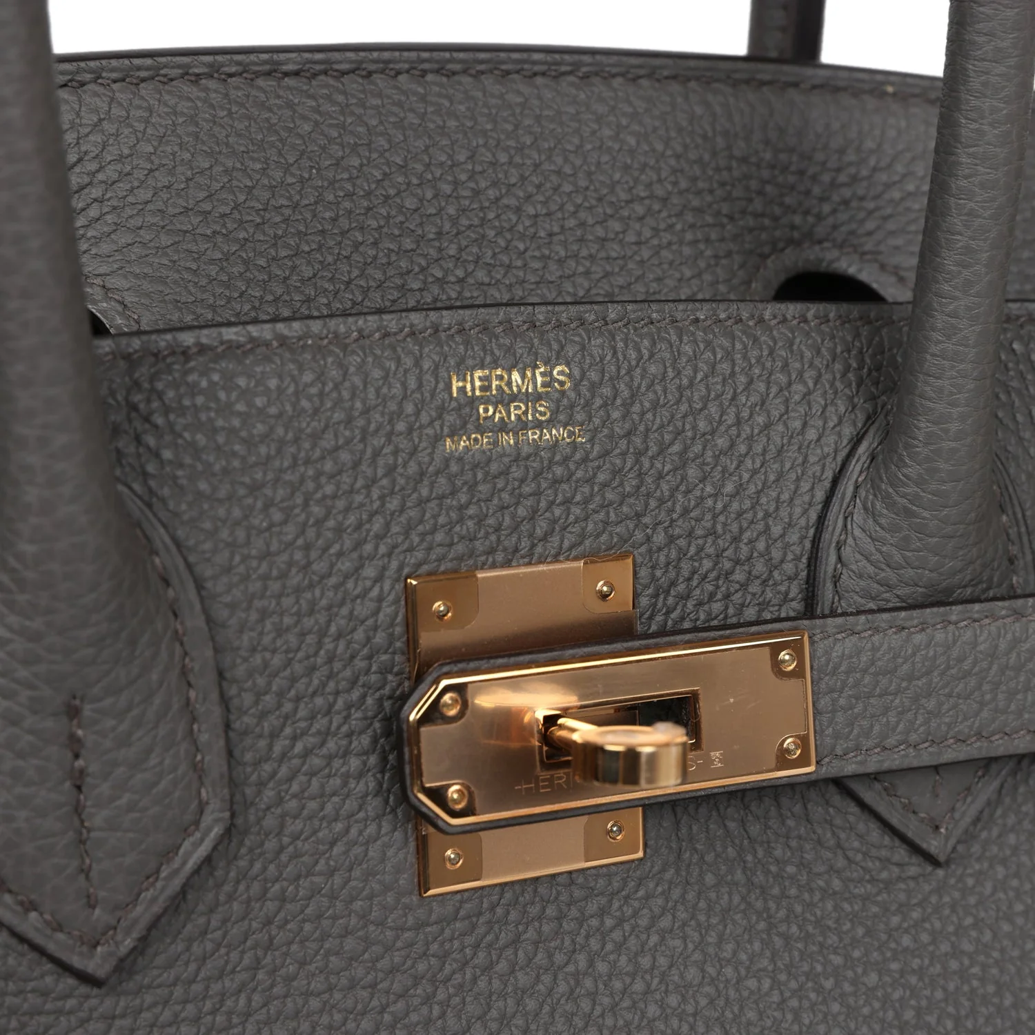 Replicate Hermes Birkin 30 Etain Togo Rose Gold Hardware(1:1 replica)