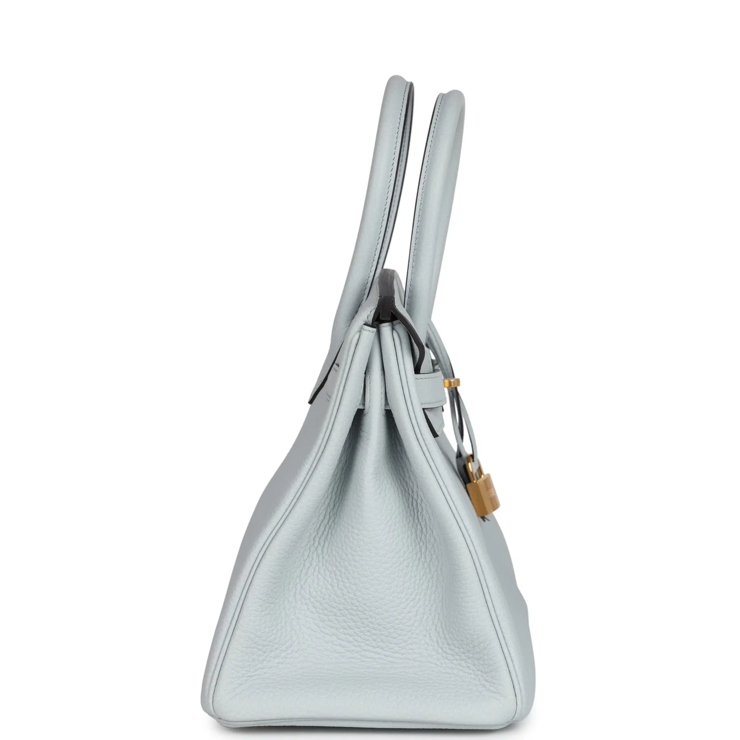 Replicate Hermes Birkin 30 Bleu Pale Togo Gold Hardware(1:1 replica)