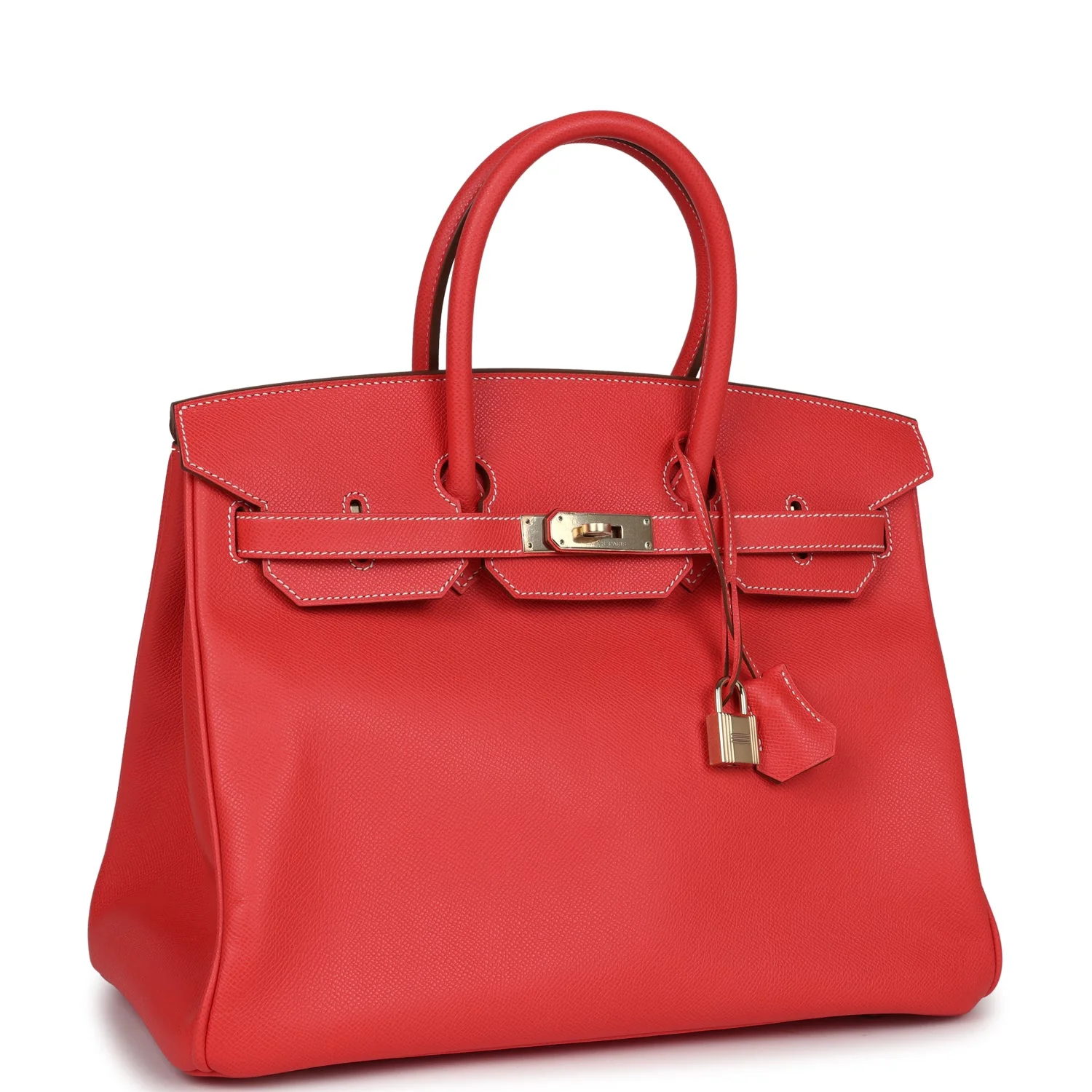 Replicate Hermes Birkin 35 Rose Jaipur Candy Epsom Permabrass Hardware(1:1 replica)