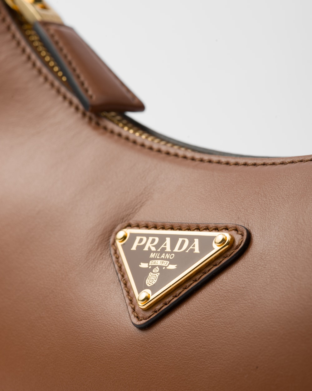 Replicate Prada Arqué Small Leather Shoulder Bag(1:1 replica)