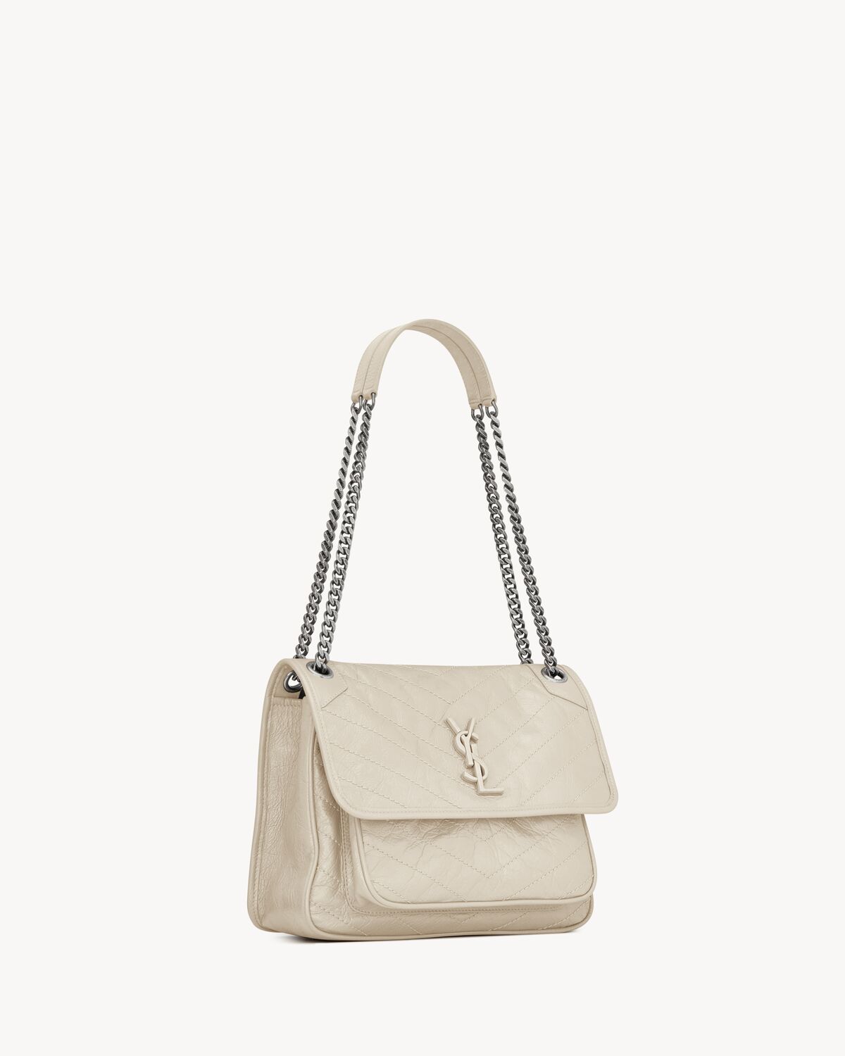 Replicate YSL Niki Medium in Vintage Leather(1:1 replica)