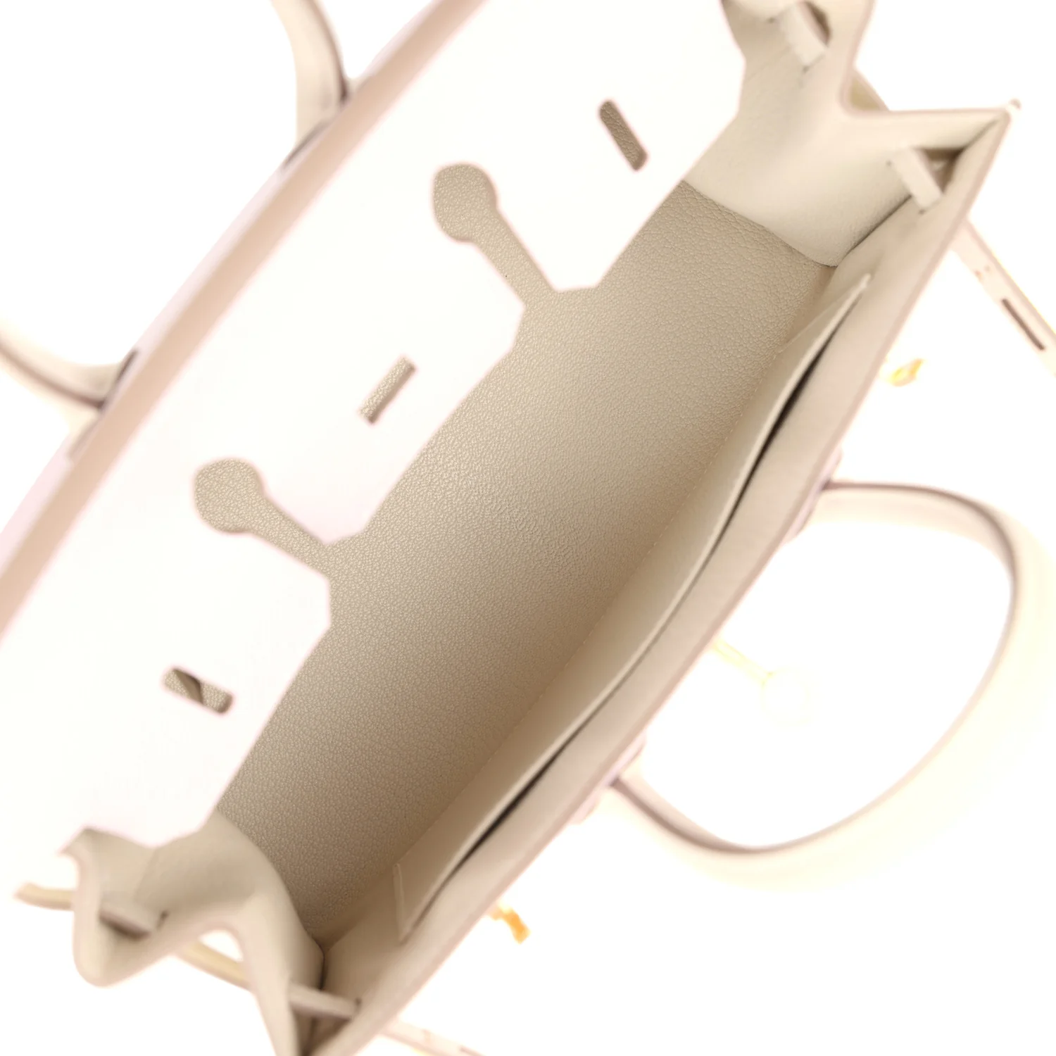 Replicate Hermes Special Order (HSS) Birkin Sellier 25 Mauve Pale and Craie Epsom Brushed Gold Hardware(1:1 replica)