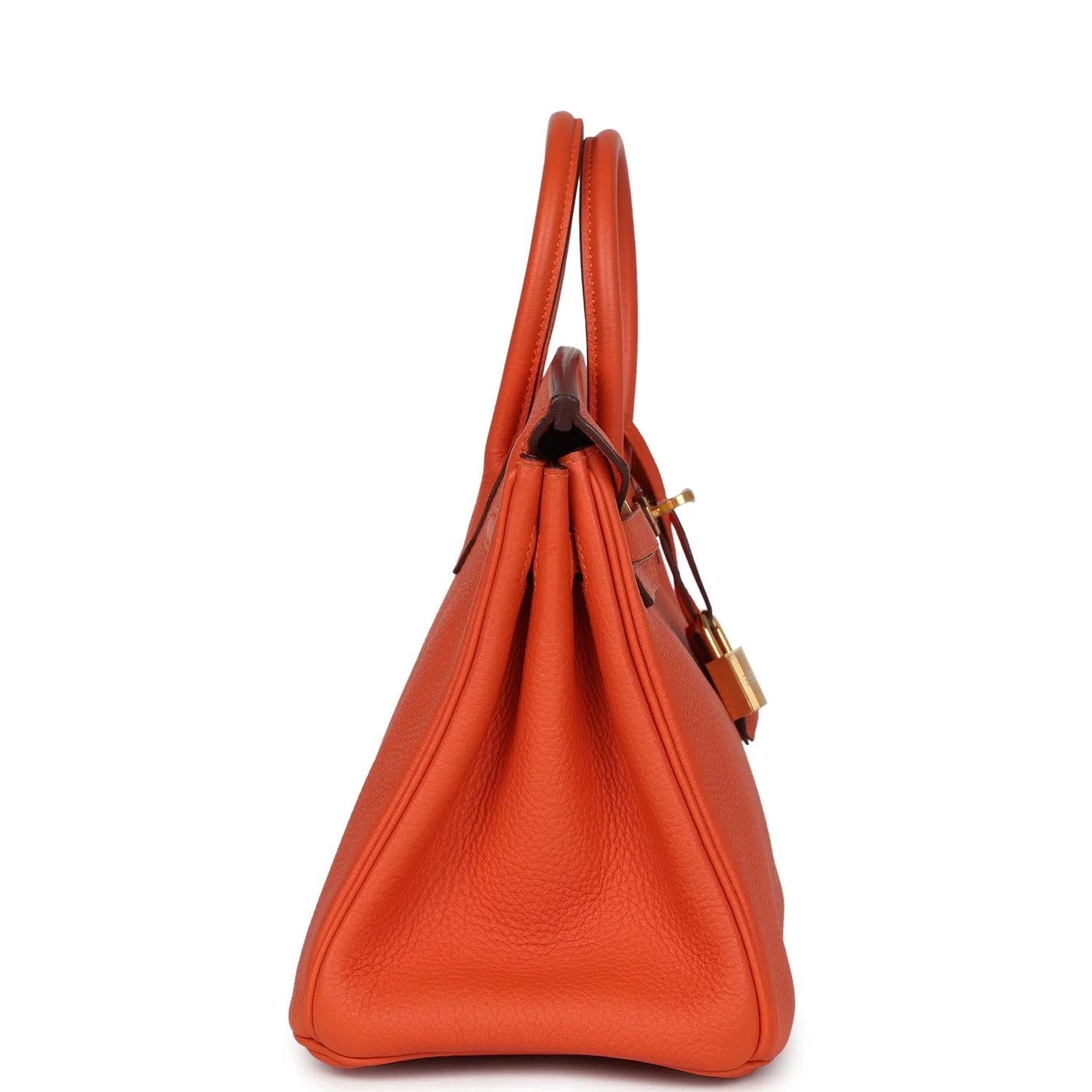 Replicate Hermes Birkin 25 Feu Togo Gold Hardware(1:1 replica)