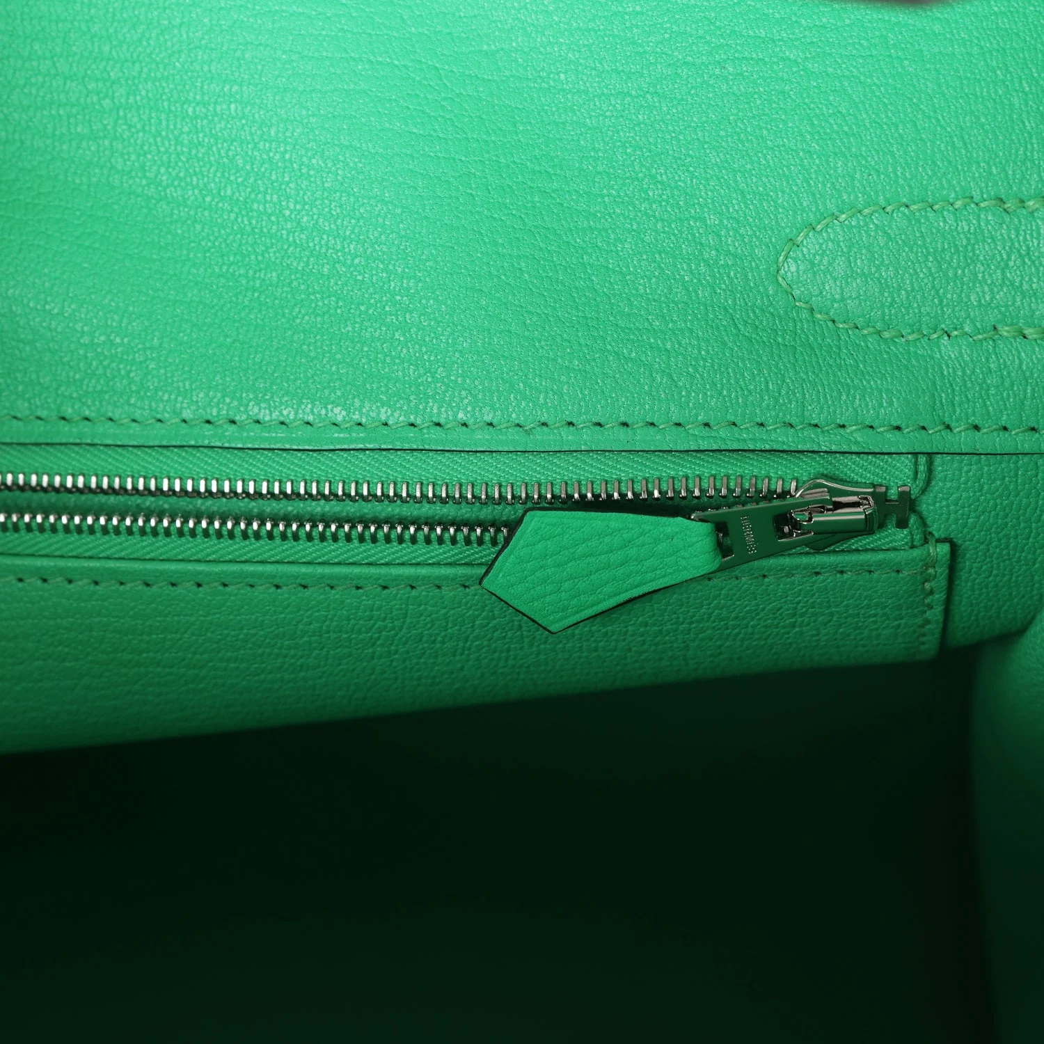 Replicate Hermes Birkin 30 Vert Comics Togo Palladium Hardware(1:1 replica)