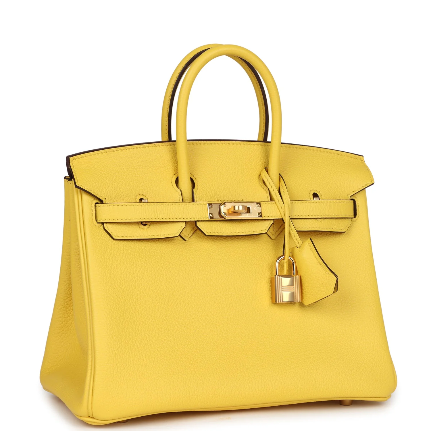 Replicate Hermes Birkin 25 Jaune de Naples Togo Gold Hardware(1:1 replica)
