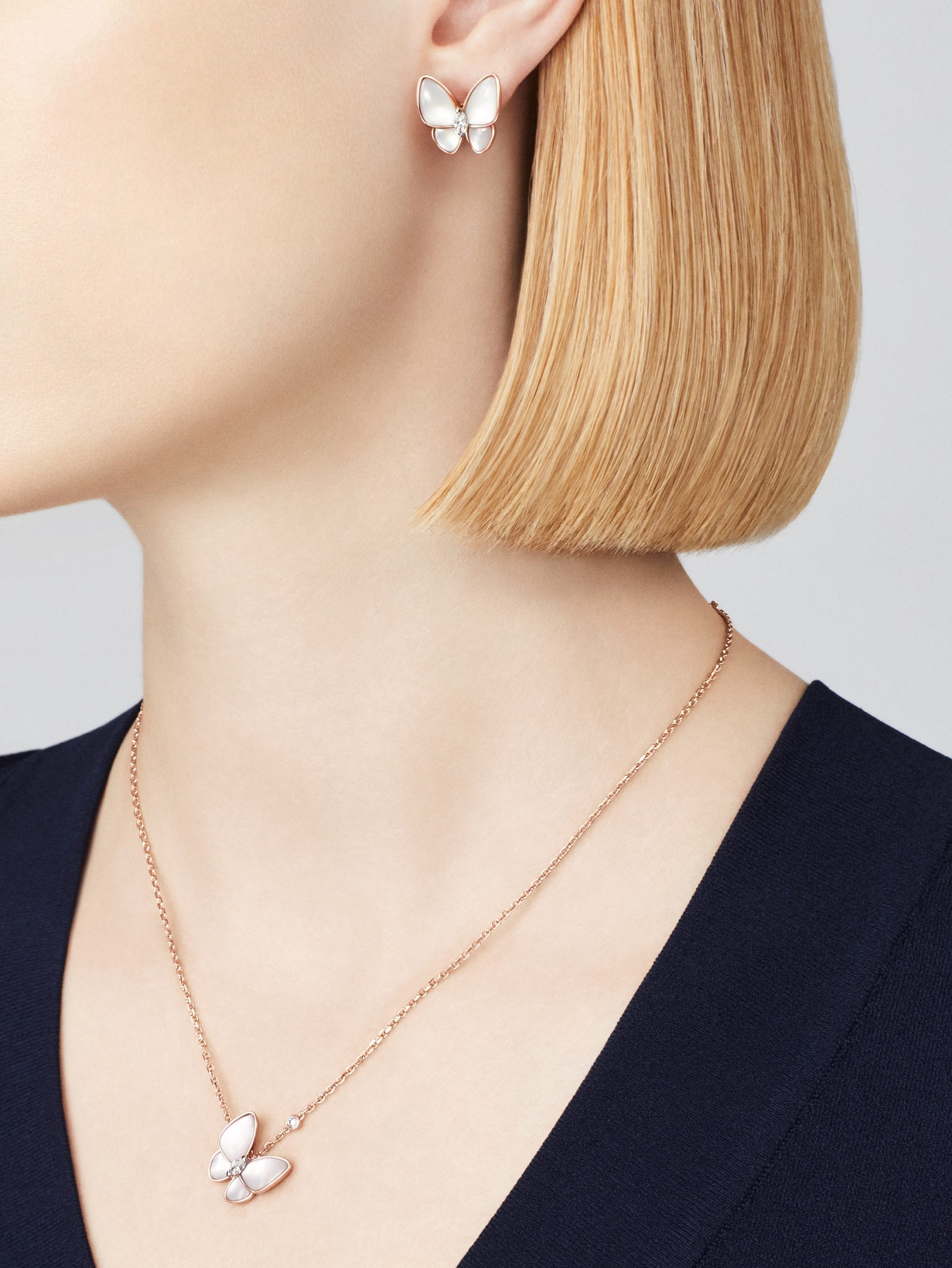 Replicate Two Butterfly earrings(1:1 replica)