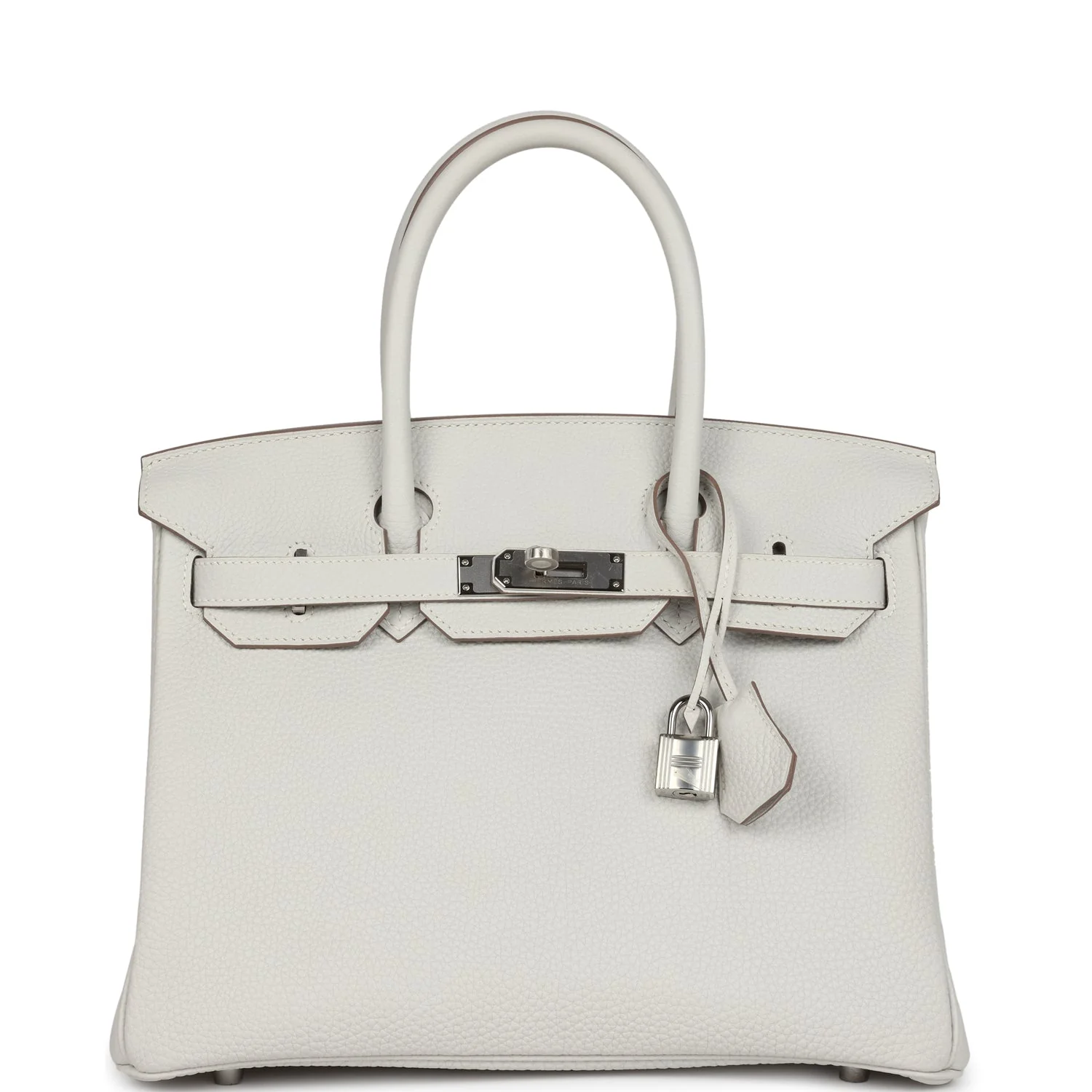 Replicate Hermes Birkin 30 Gris Pale Togo Palladium Hardware(1:1 replica)