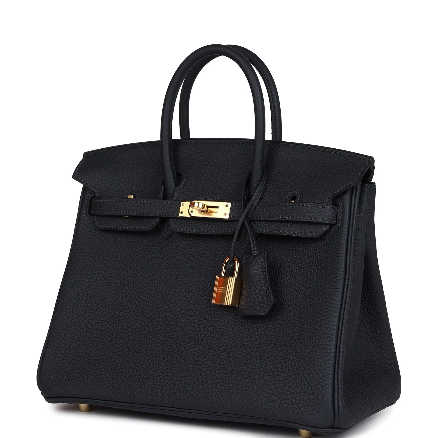 Replicate Hermes Birkin 25 Caban Togo Gold Hardware(1:1 replica)