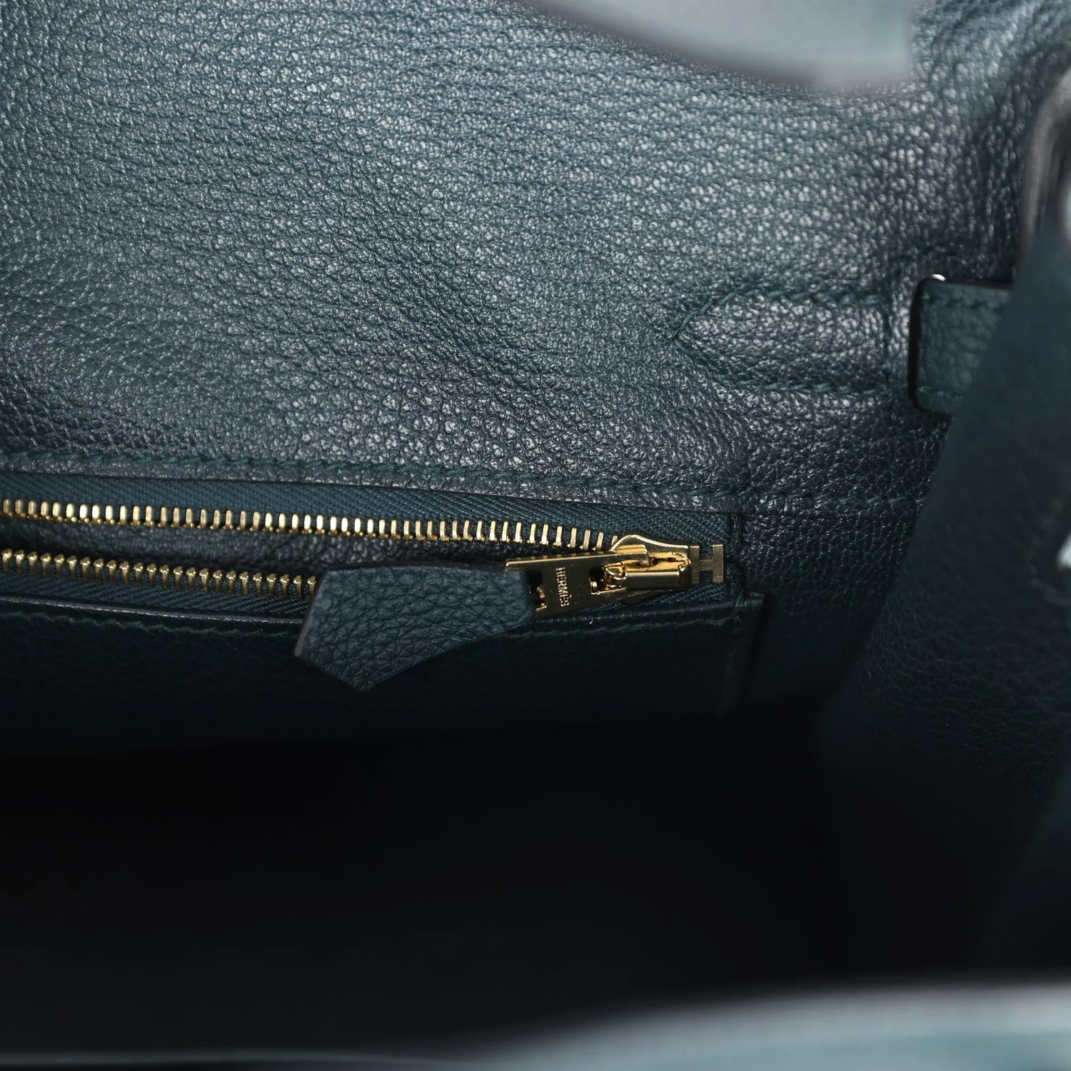 Replicate Hermes Birkin 25 Vert Cypress Gold Hardware(1:1 replica)