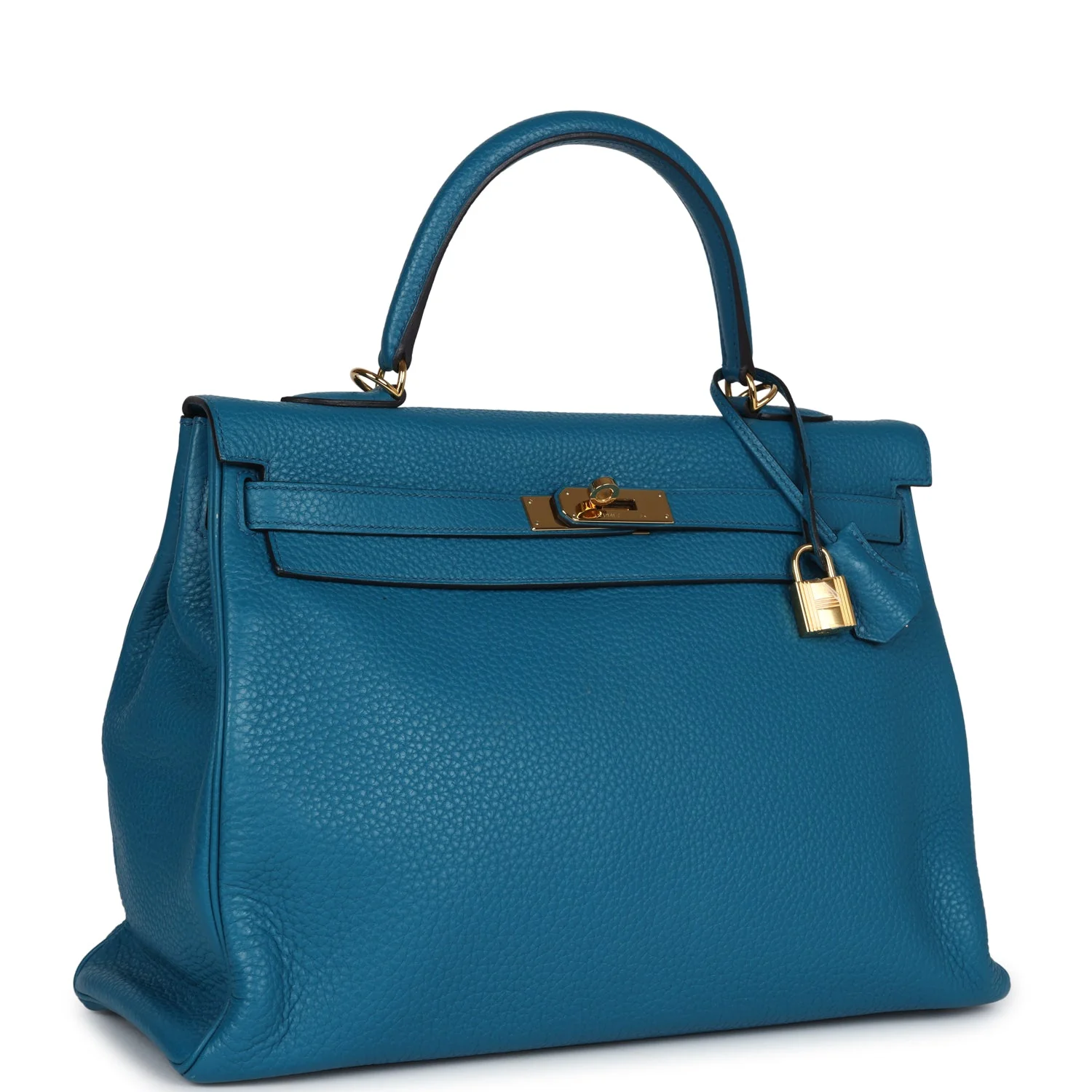 Replicate Hermes Kelly Retourne 35 Cobalt Clemence Gold Hardware(1:1 replica)