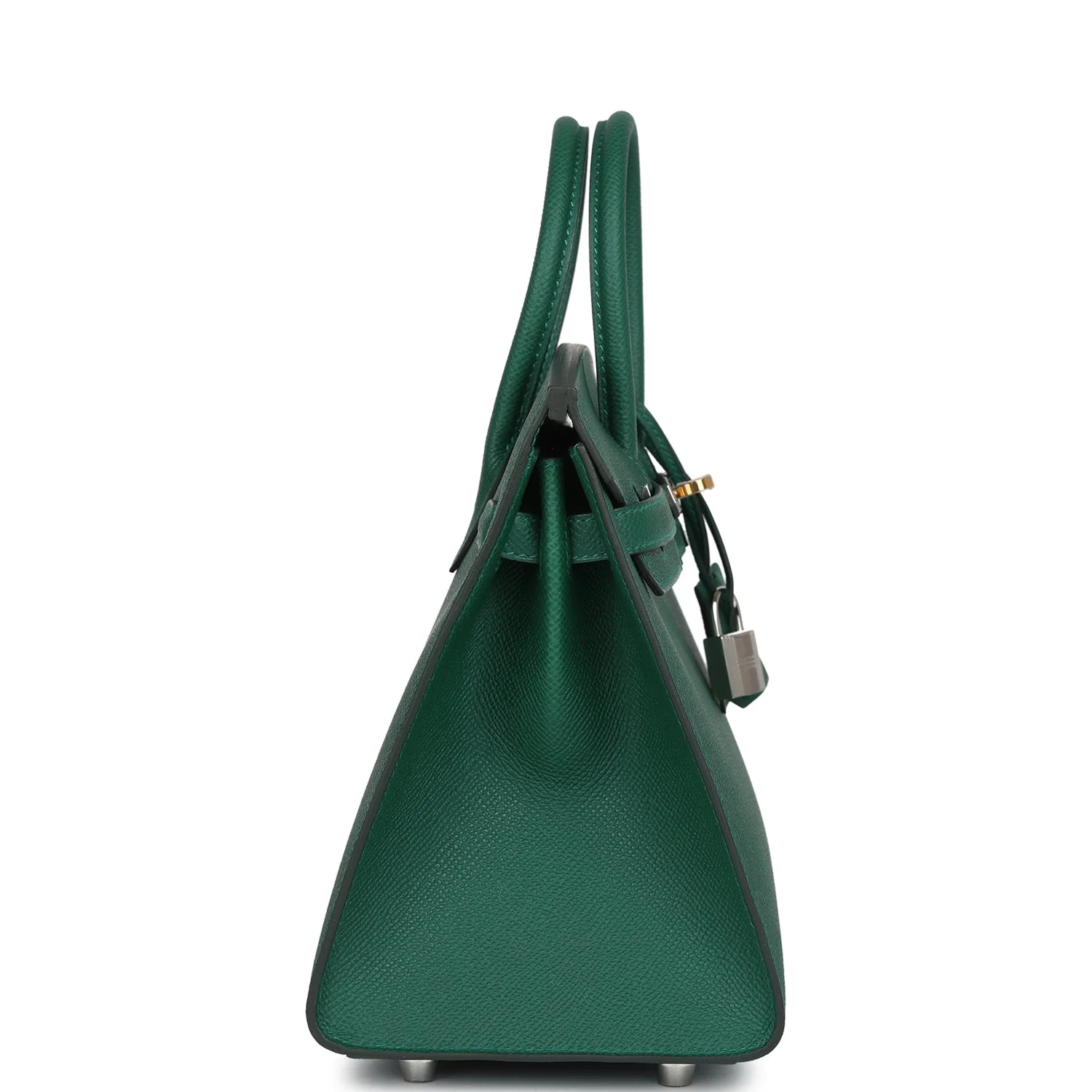 Replicate Hermes Birkin Sellier 25 Vert Moyen Epsom Electrum Hardware(1:1 replica)