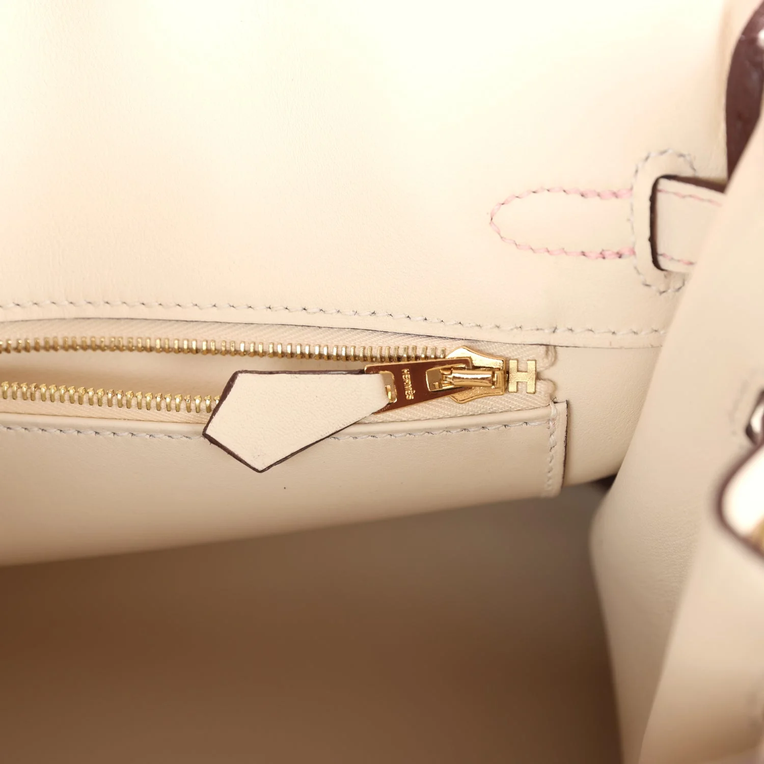 Replicate Hermes Special Order (HSS) Birkin 25 Rose Sakura and Nata Swift Permabrass Hardware(1:1 replica)