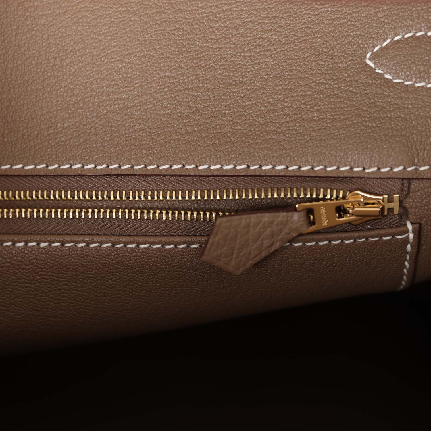 Replicate Hermes Birkin 35 Etoupe Togo Gold Hardware(1:1 replica)