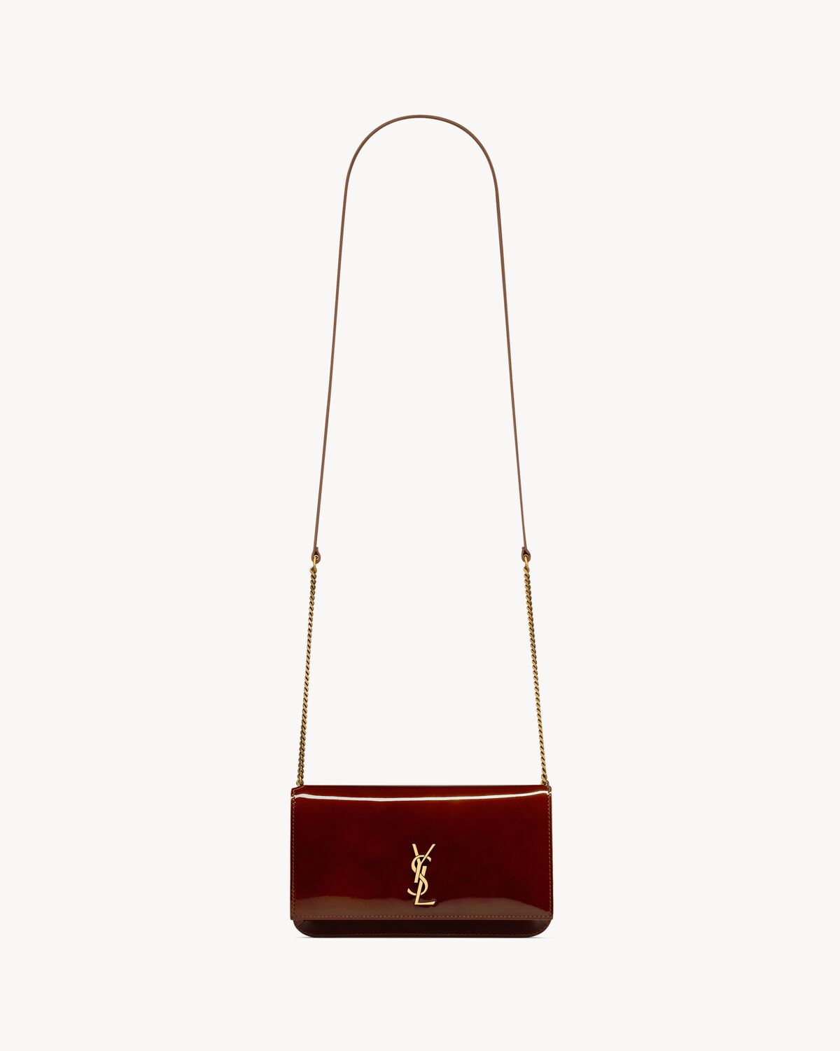 Replicate YSL Cassandre Phone Case in Patent Leather(1:1 replica)